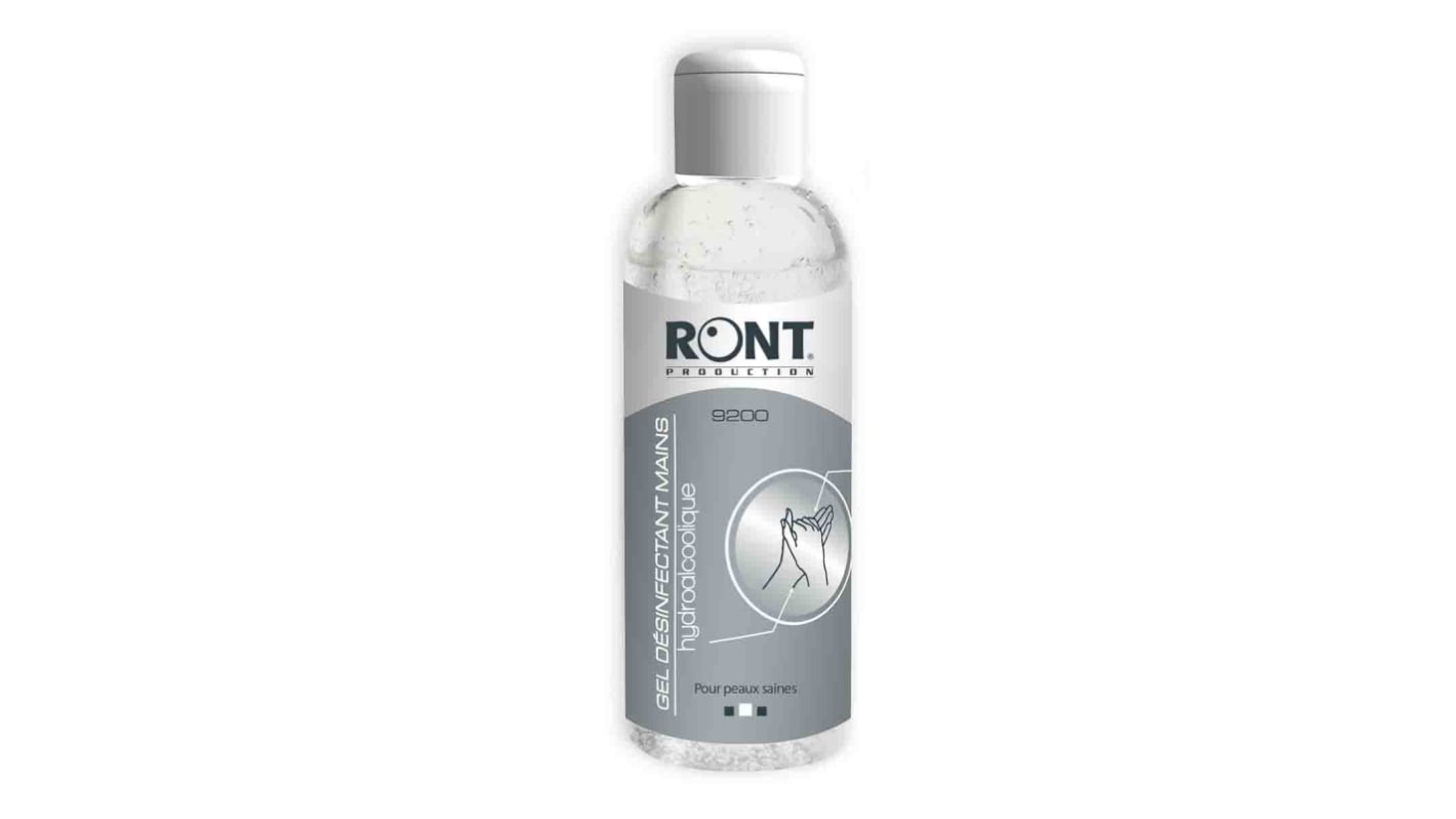 Gel hydroalcoolique Ront Production, Inodore, 1 Bouteille 100 ml