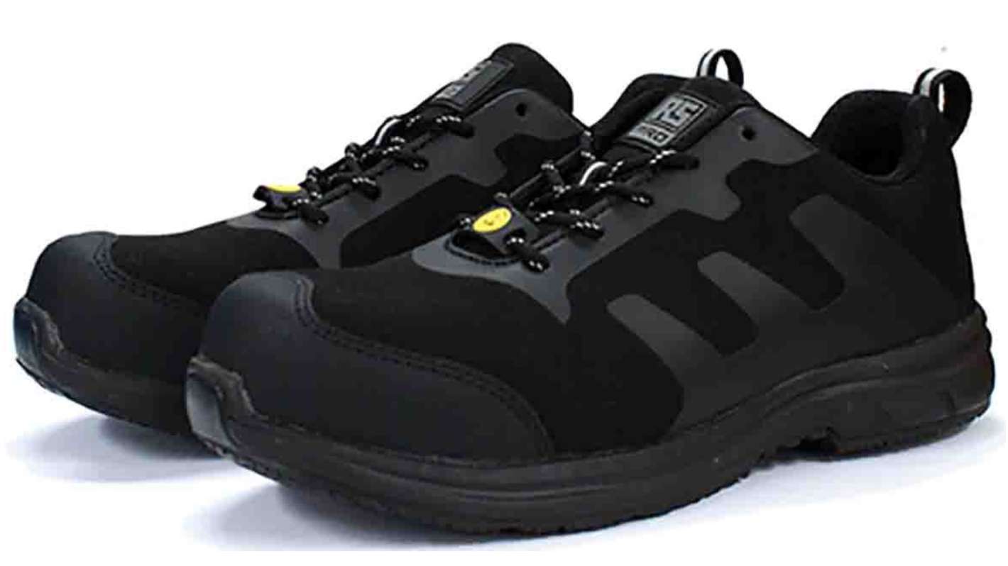 RS PRO Women's Black Fibreglass  Toe Capped Safety Trainers, UK 5, EU 38