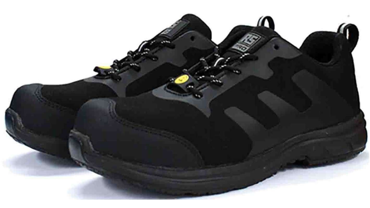 Scarpe sportive antinfortunistiche S3 RS PRO, Uomo tg. 47, col. Nero, resistenti all'acqua, con puntale di sicurezza