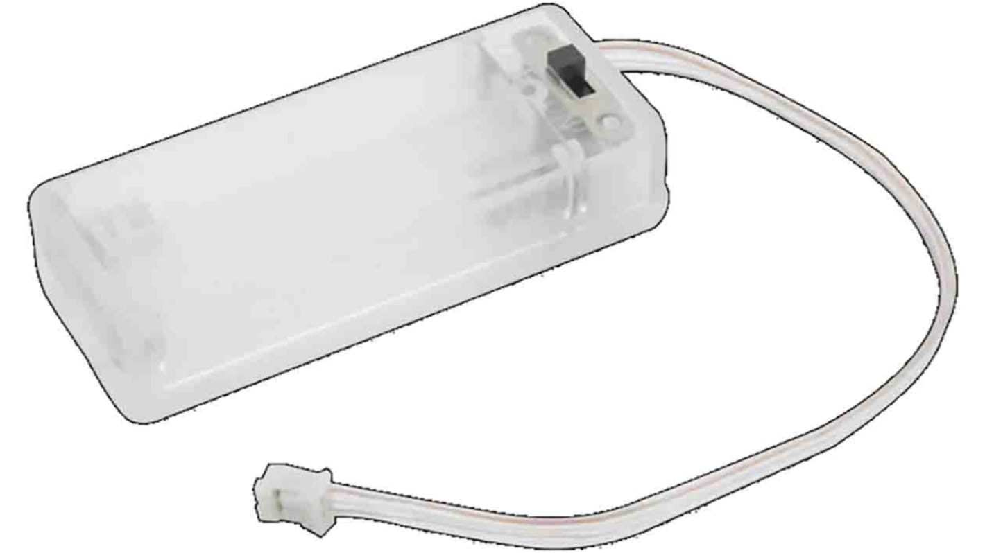 Pi Supply 水晶电池盒 - 2 x AAA, Micro:bit附加组件