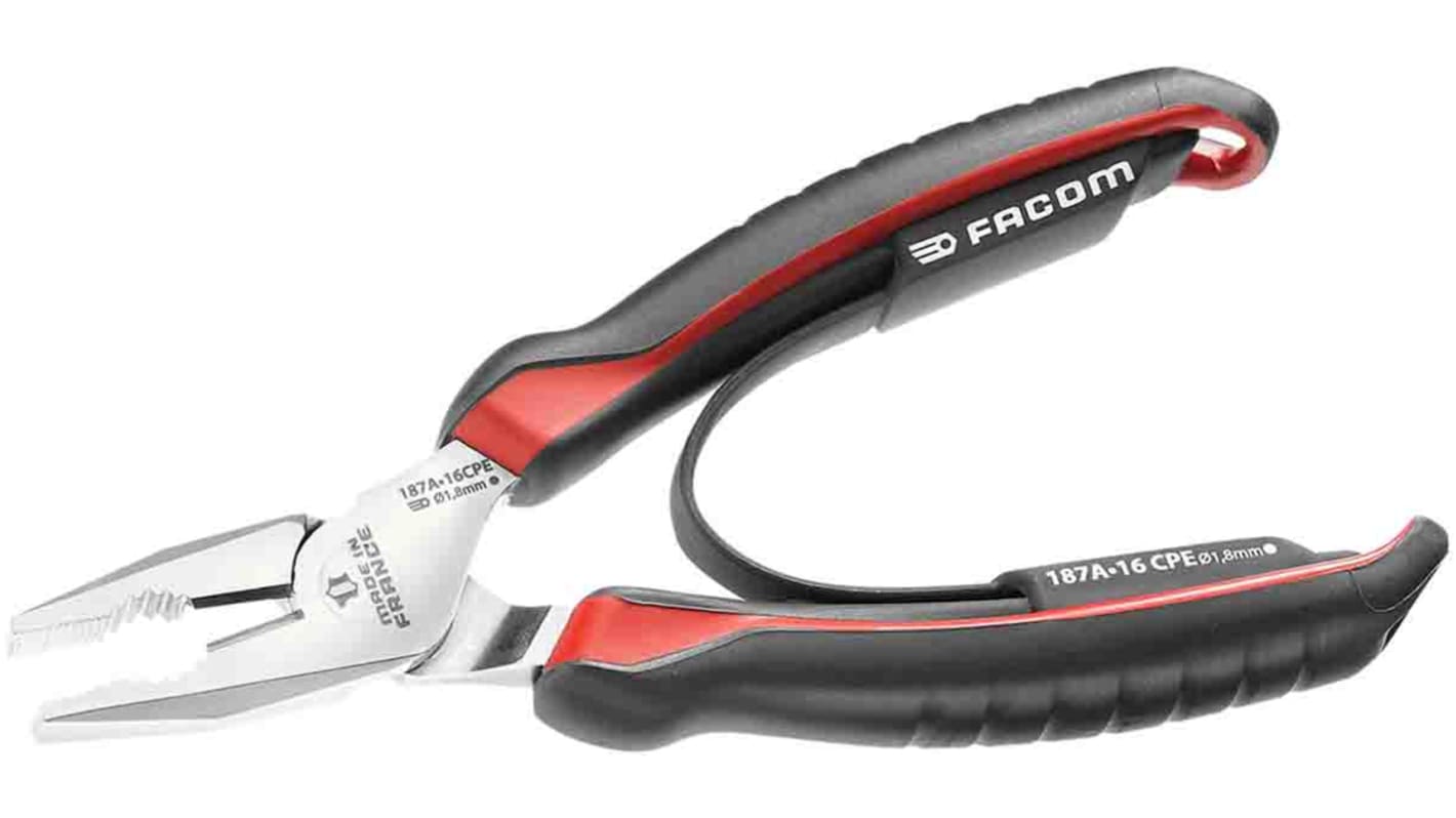 Facom Combination Pliers, 205 mm Overall