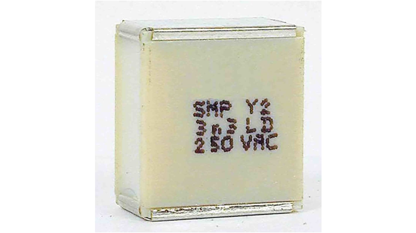 Condensador de papel KEMET, 2.2nF, ±20%, 250V dc, Montaje en Superficie