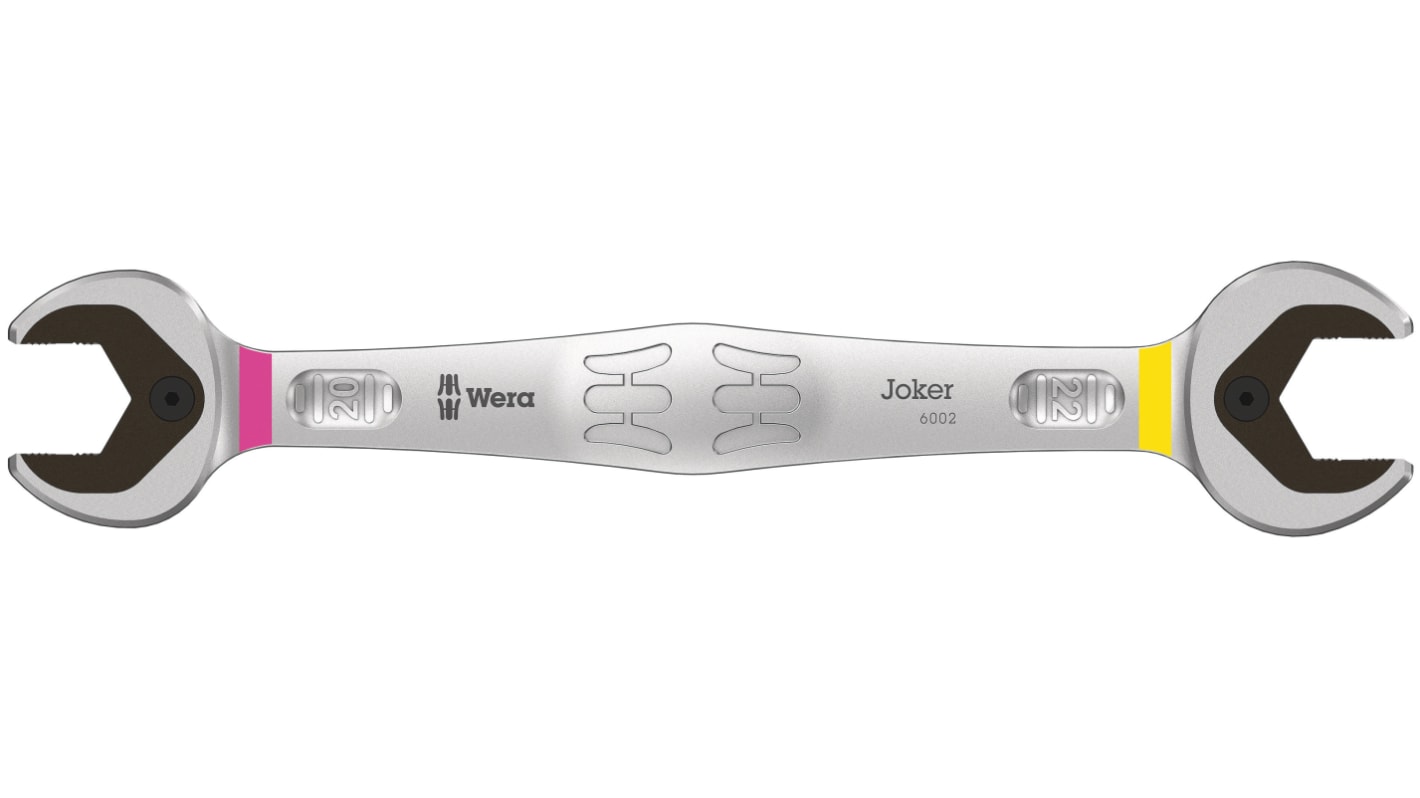 Chiave a forchetta doppia Wera Joker, bocca poligonale 20mm