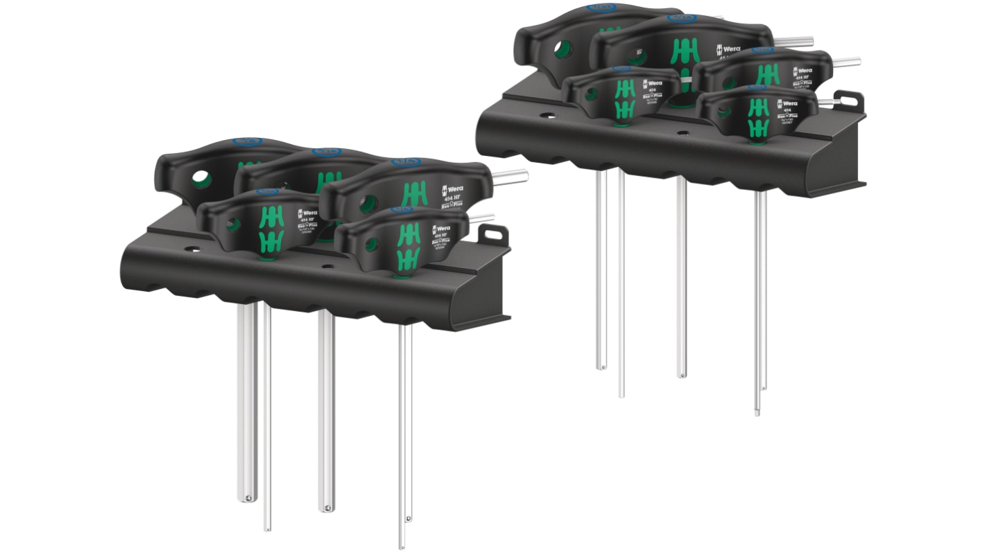 Wera 10 piece T Shape Imperial Hex Key Set