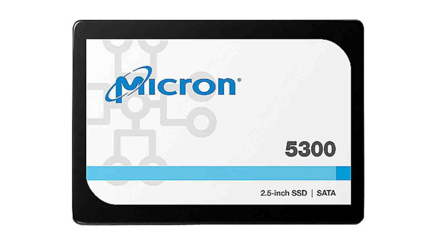 Micron 5300 PRO, 2,5 Zoll Intern SSD-Laufwerk SATA III, 3D TLC, 960 GB, SSD
