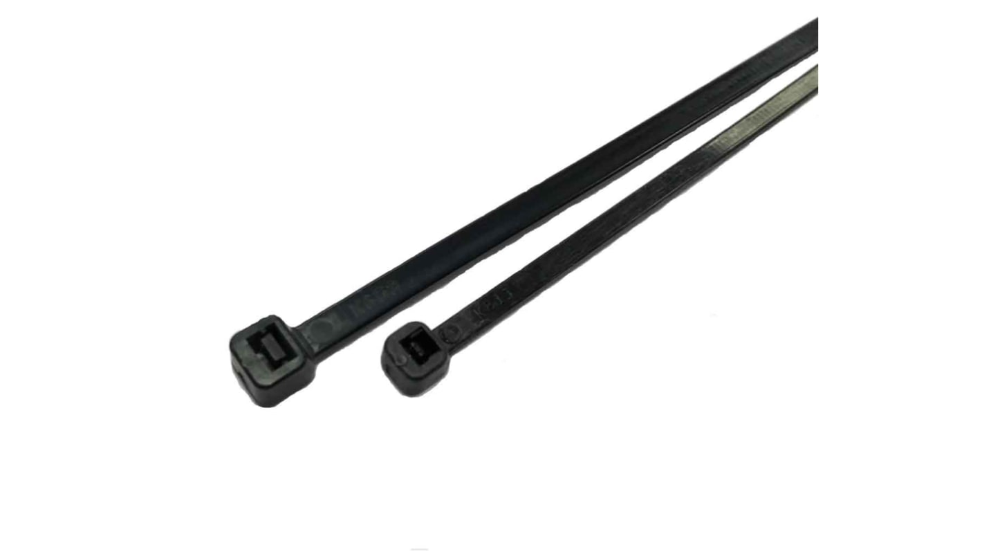 Kit fascette per cavo RS PRO in Nylon 66, 203mm x 3,6mm, col. Nero