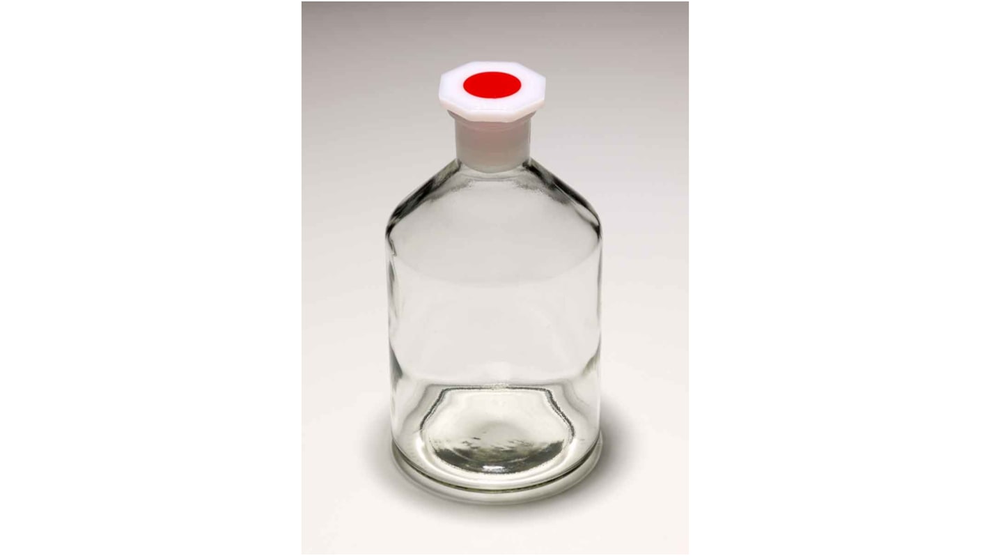 RS PRO 100ml Glass Narrow Neck Reagent Bottle
