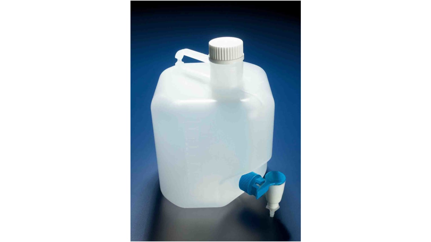 RS PRO 10L PP Narrow Neck Aspirator Bottle