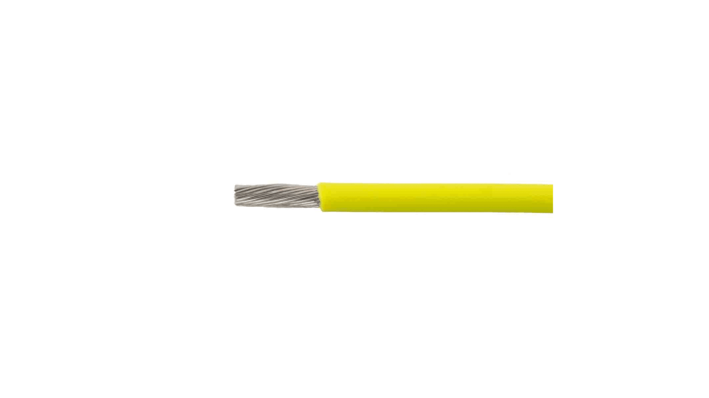 Fils de câblage Alpha Wire UL11028, Ecogen Ecowire Metric, 0,5 mm², Jaune, 20 AWG, 50m, 600 V