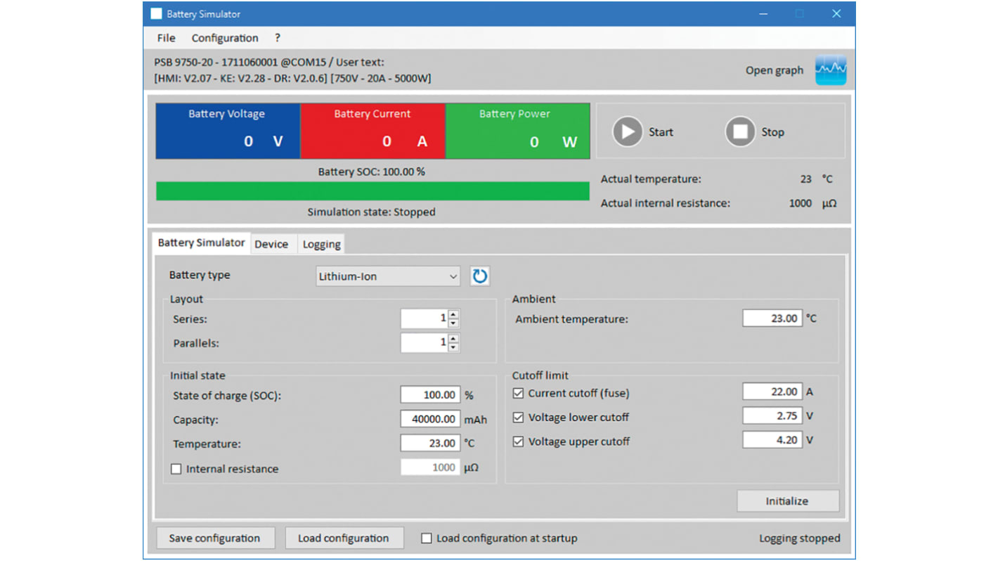 EA Elektro-Automatik Software for Use with EA-PSB 9000, EA-PSB 10000