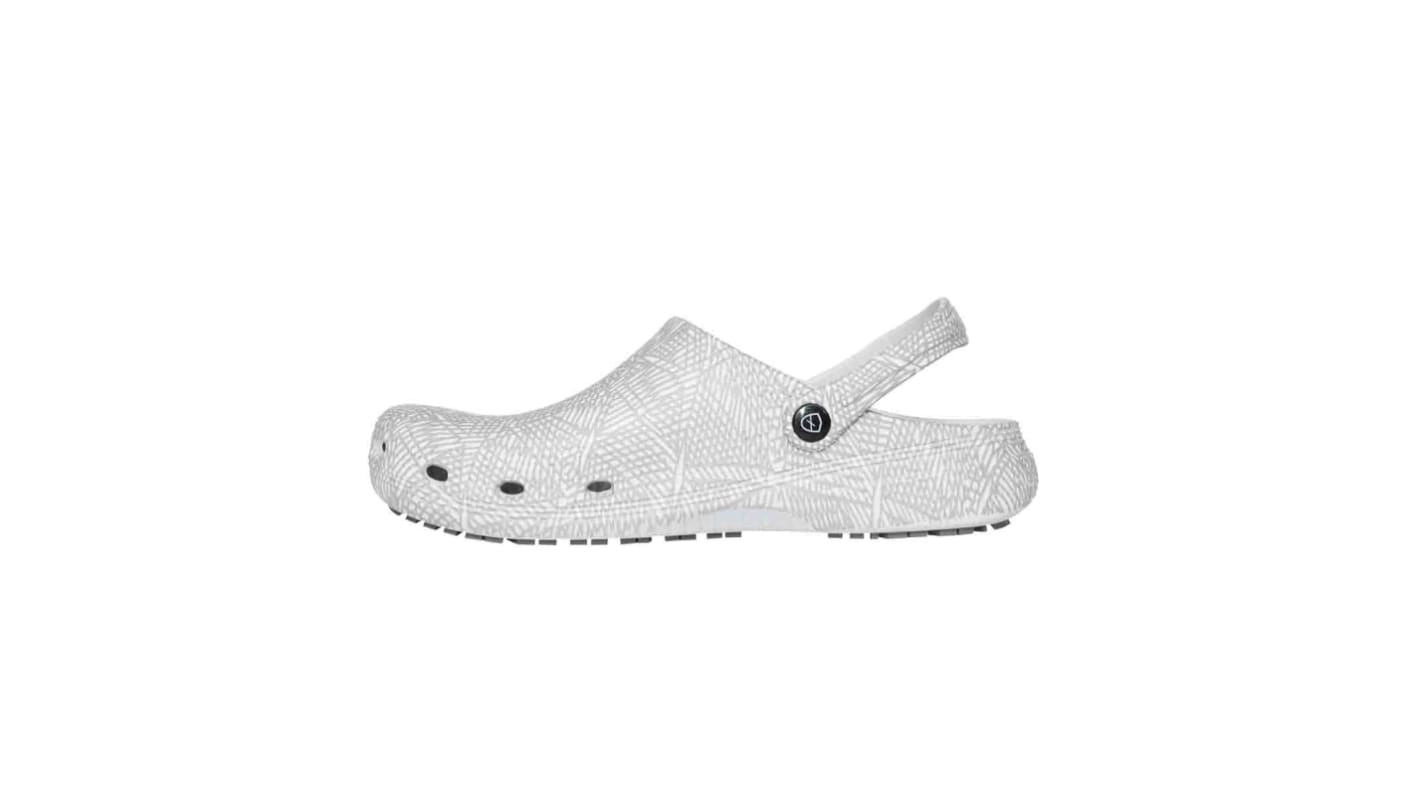 Parade HAPPY Unisex Medizinische Clogs Grau, Weiß, , Größe 42 / UK 8, EN20345 OB