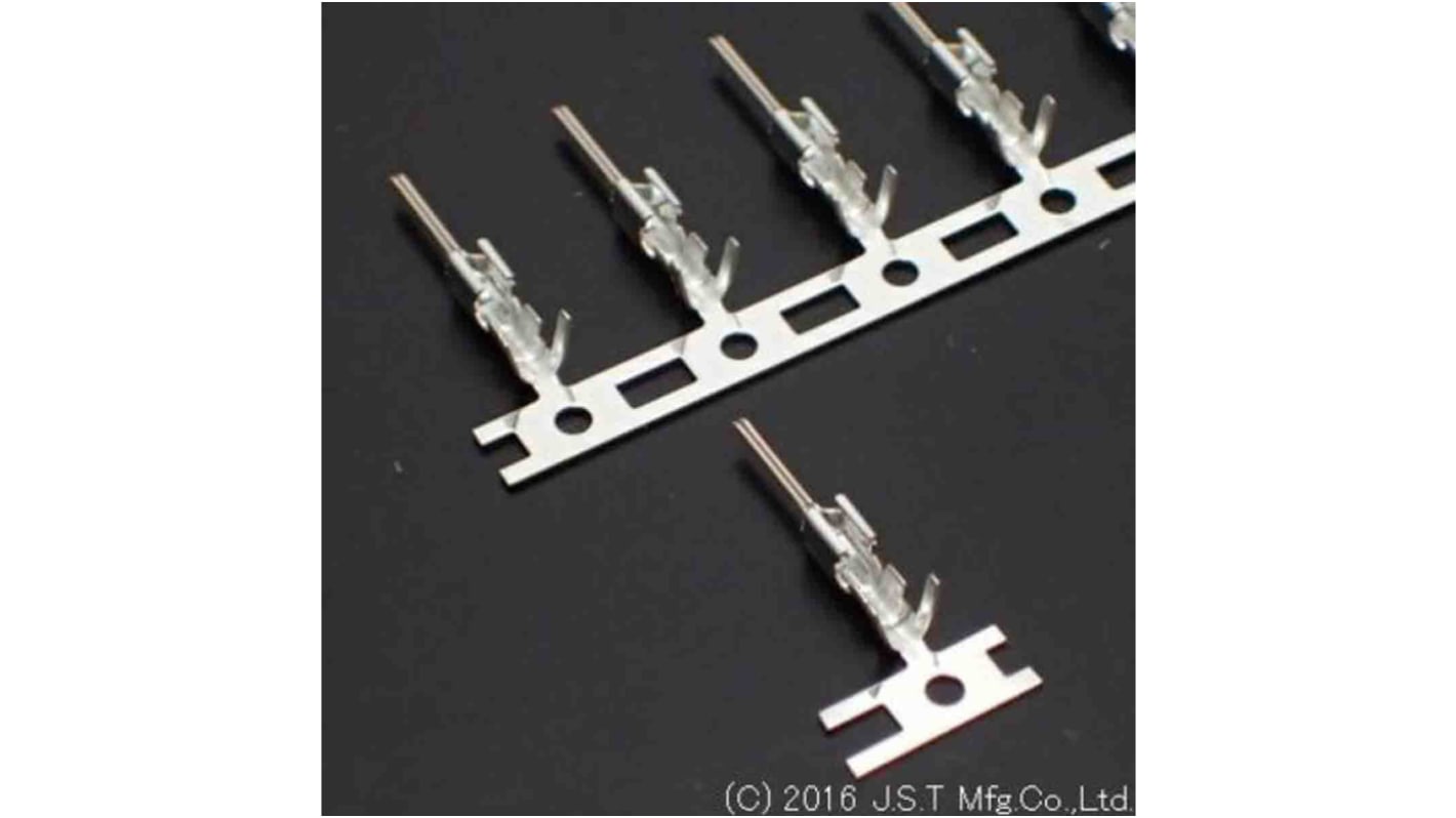 SXM-001T-P0.6 | JST コネクタ端子 (圧着端子) - 26AWG オス SXM SXM-001T-P0.6 | JST コネクタ端子 (圧着端子) - 26AWG オス SXM
