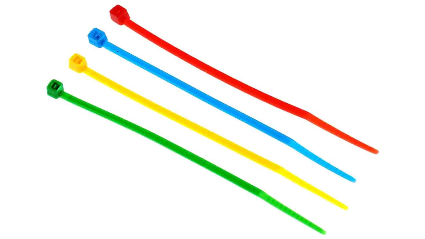 RS PRO Cable Tie Kit, Assorted PA66MP, Pk-1