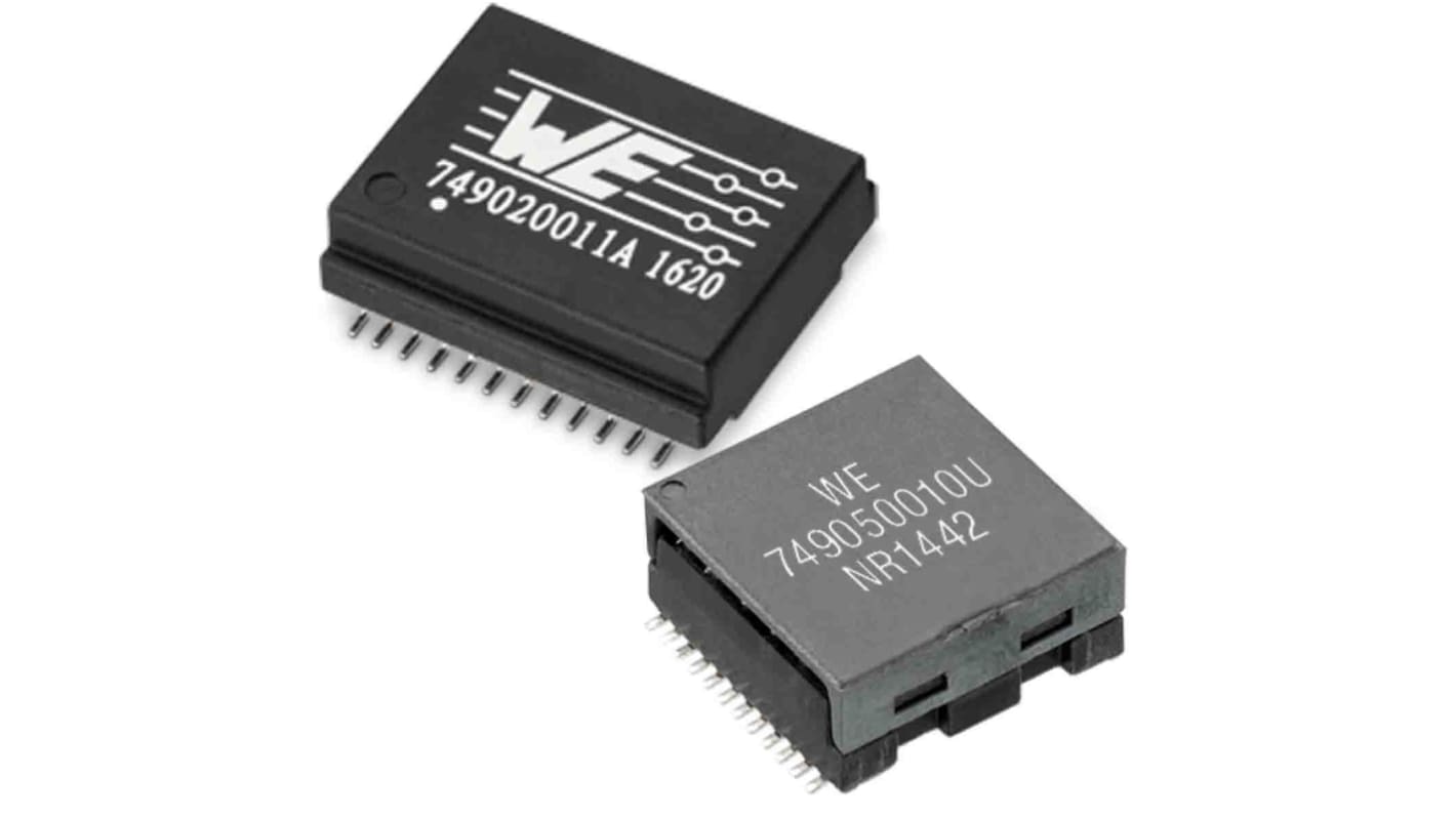 Wurth Elektronik LAN-Ethernet-Transformator SMD 0.5 Ports -1.1dB T. 9.5mm