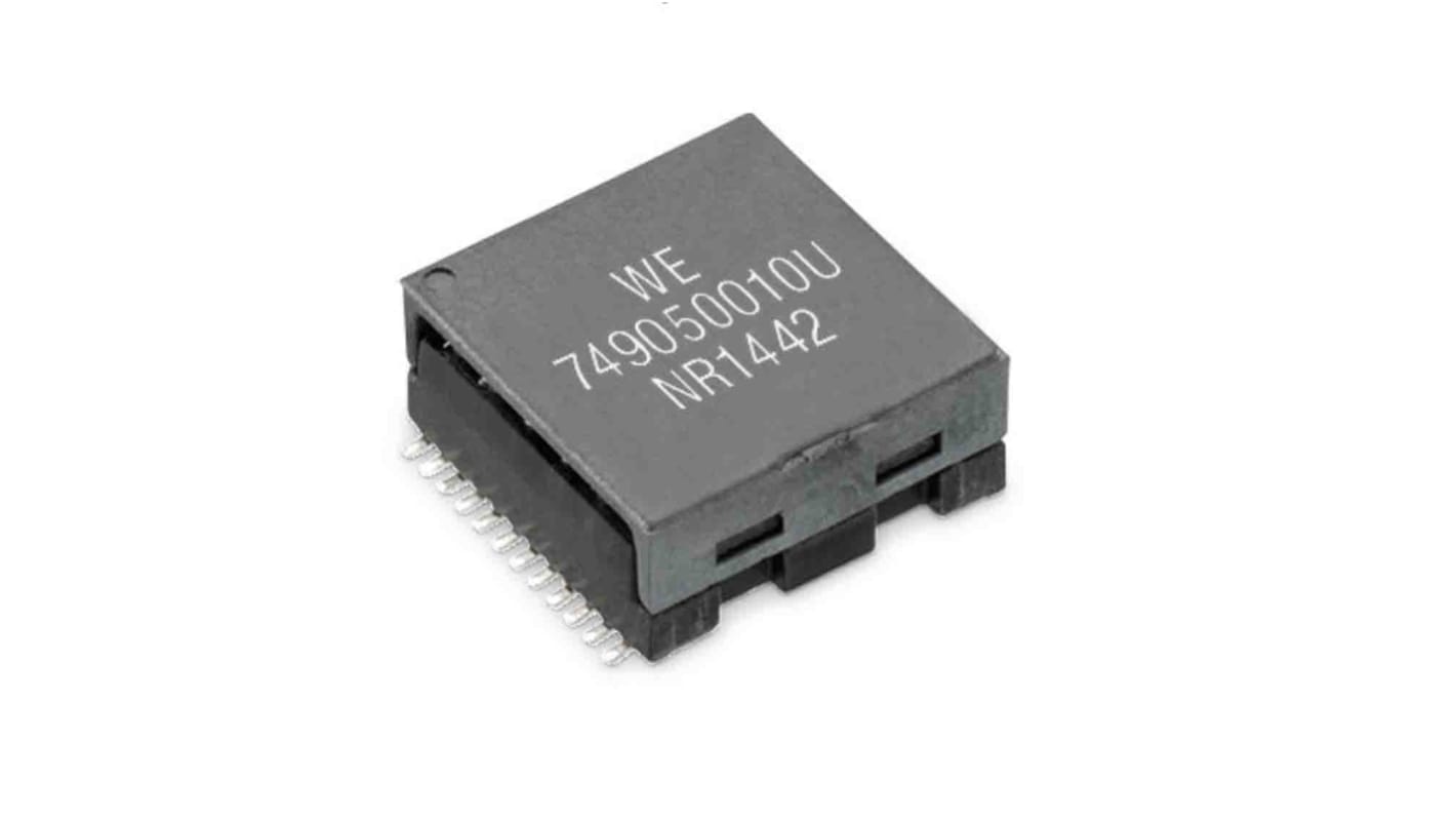 Wurth Elektronik LAN-Ethernet-Transformator SMD 1 Ports -3.0,-1.0,-1.1dB T. 14.86mm