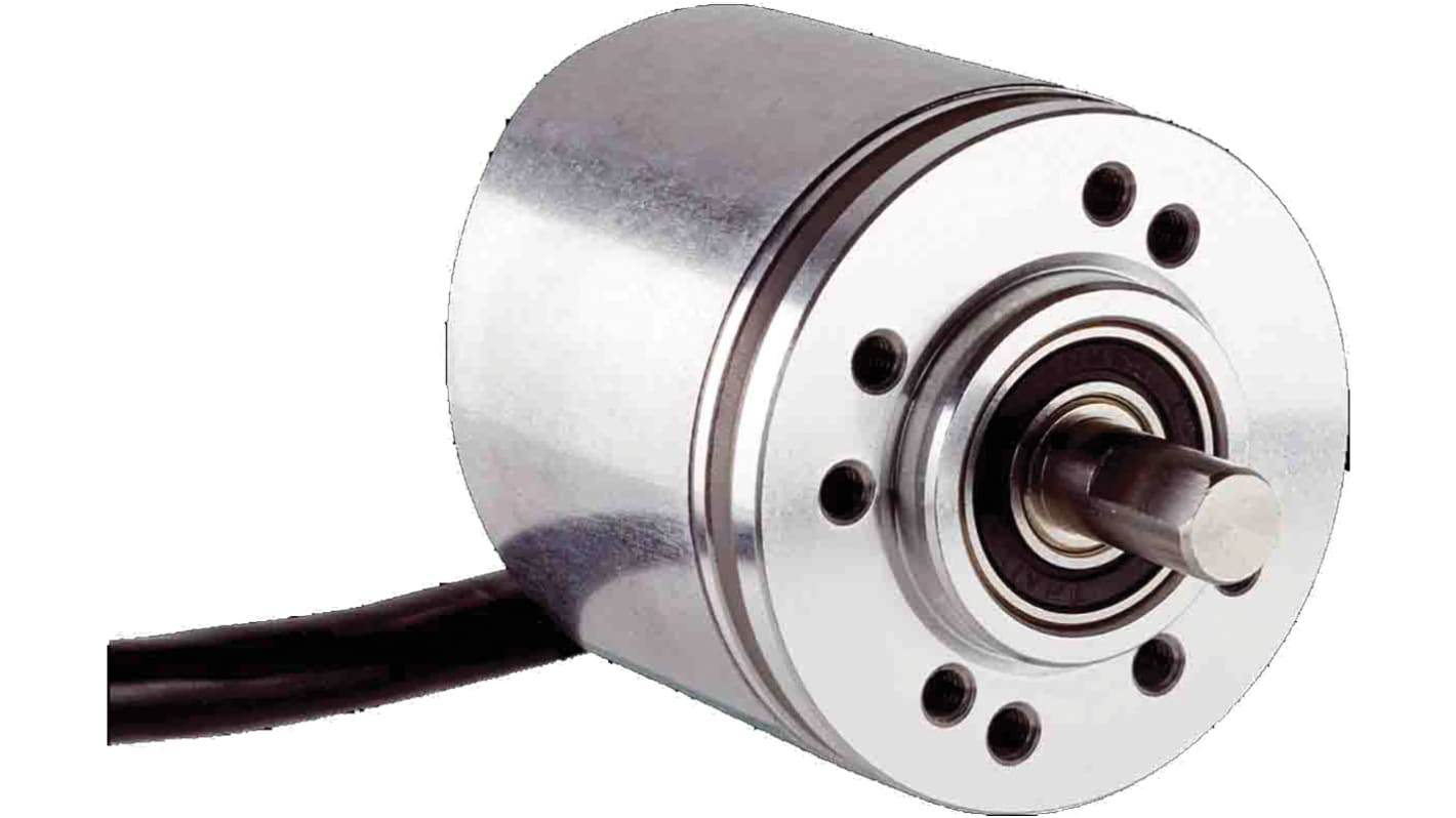 Encoder incremental Sick, 100 impulsos/rev, 6000rpm máx., salida TTL, 4,5 a 5,5 Vdc, IP65