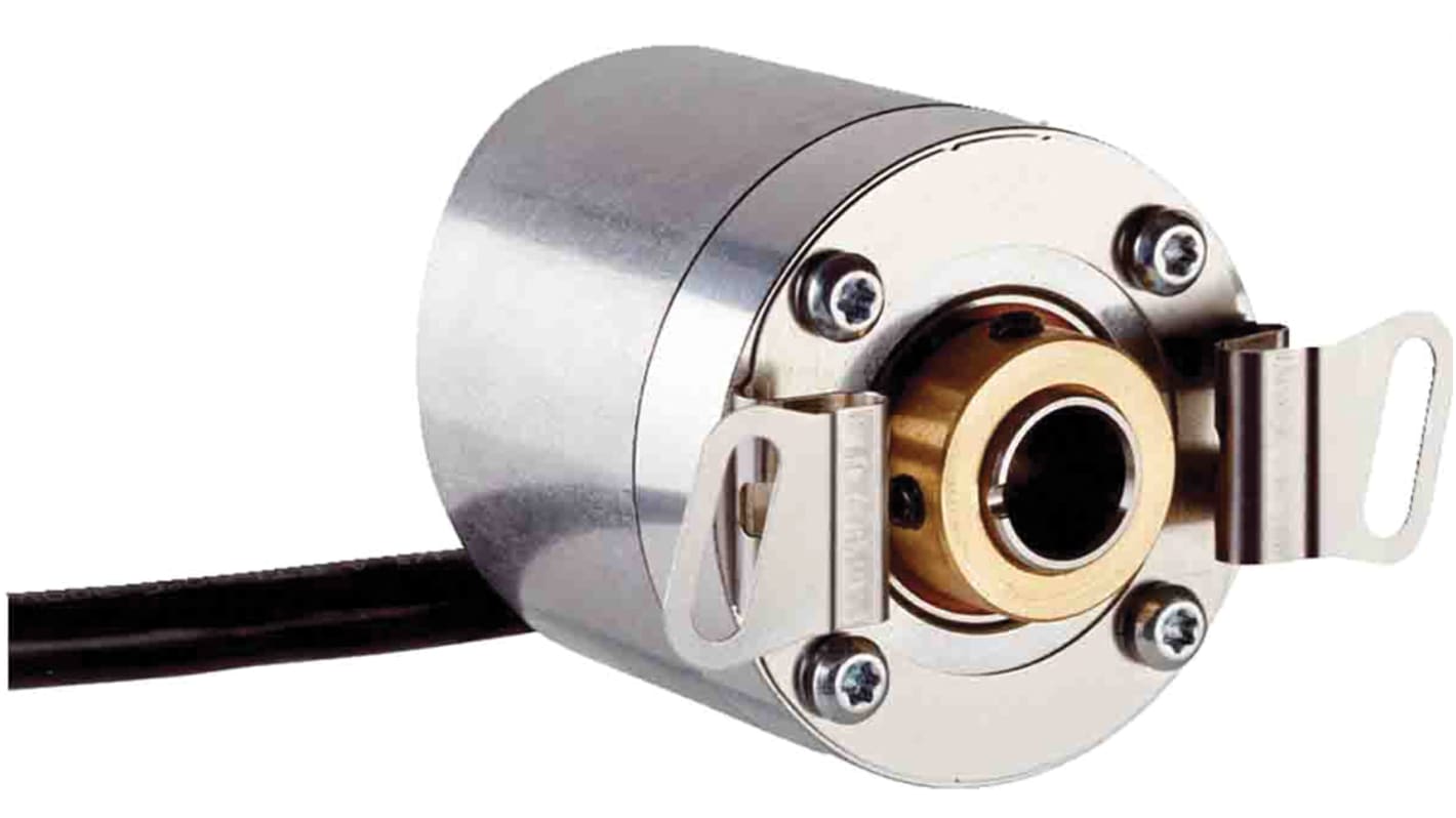 Encoder incremental Sick, 1024 impulsos/rev, 6000rpm máx., salida TTL, 4,5 a 5,5 Vdc, IP65