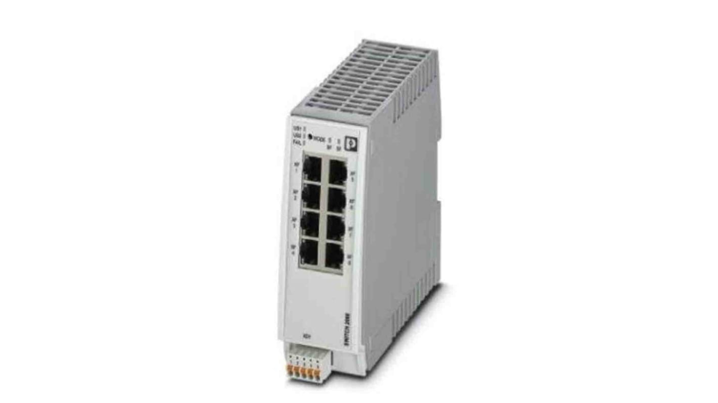 Switch Ethernet Phoenix Contact, 8 RJ45