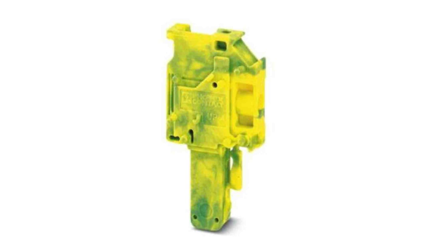 Phoenix Contact, 6.2mm Pitch, Combi Pluggable Solutions, 1 Way, Pluggable Terminal Block, Plug, DIN Rail, Screw