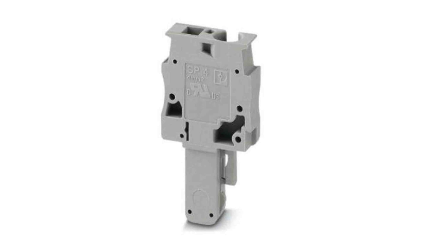 Phoenix Contact, 6.2mm Pitch, Combi Pluggable Solutions, Pluggable Terminal Block, Plug, DIN Rail, Spring Cage