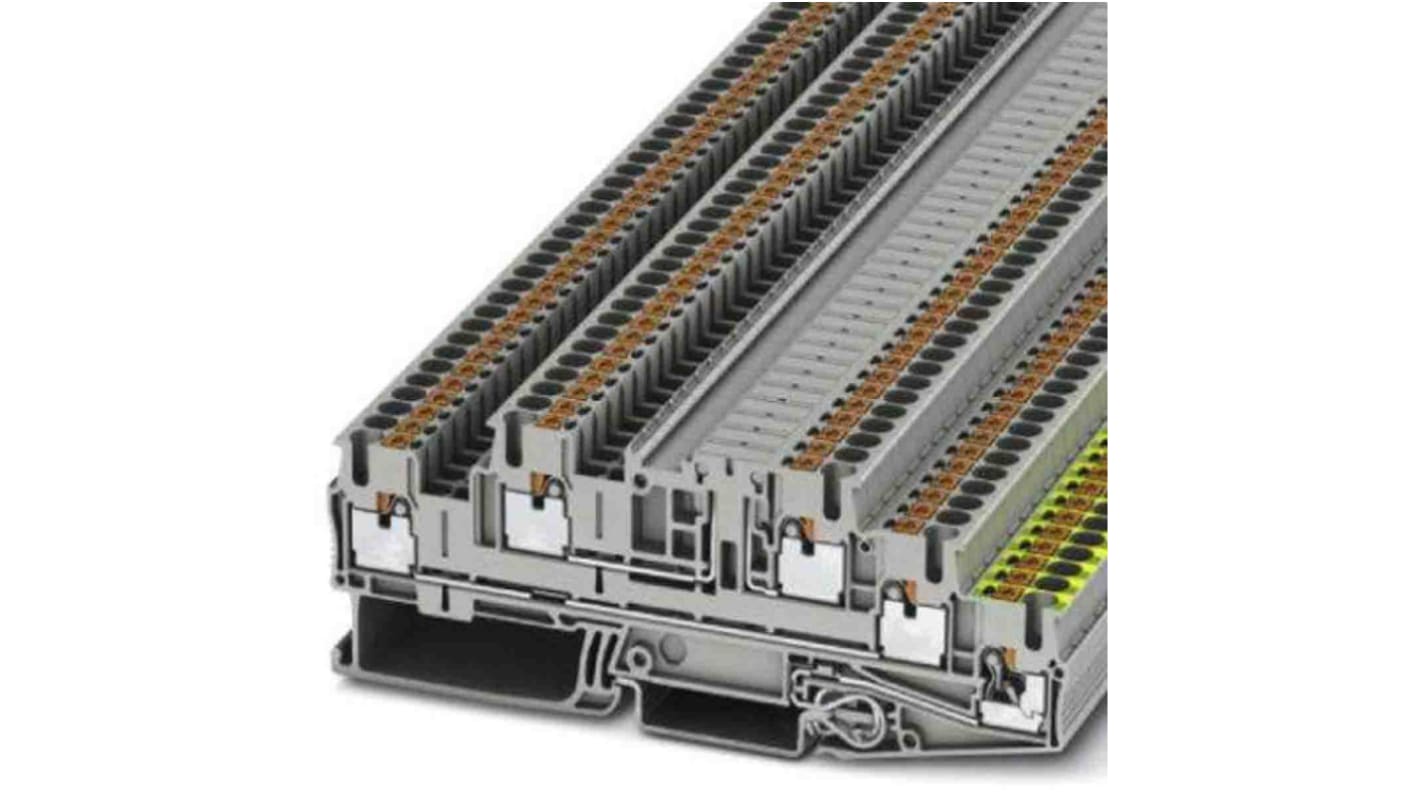 Phoenix Contact 3210547 Grey, 0.14 → 4mm², Push In Termination