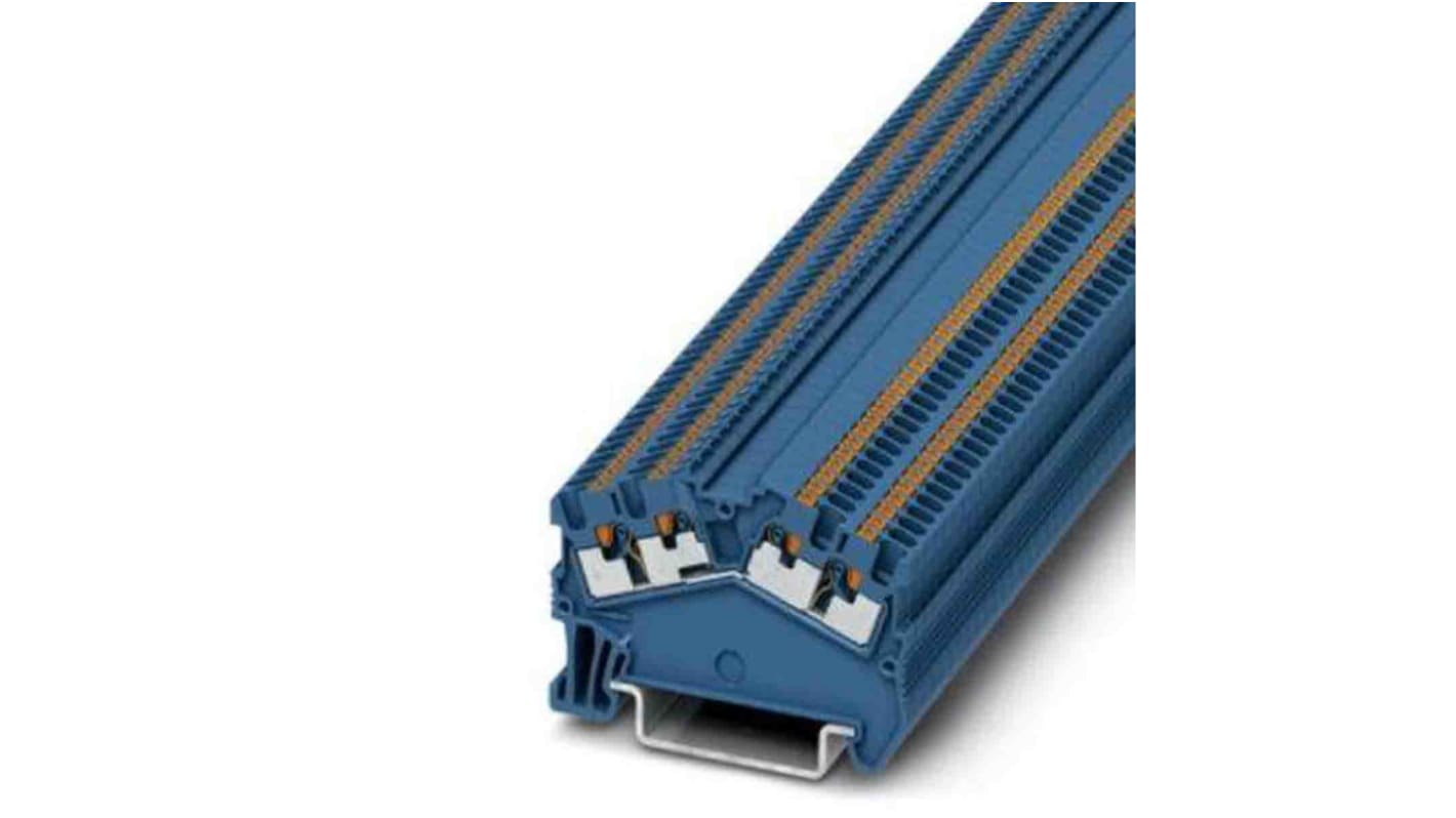 Phoenix Contact 3214631 PT 1,5 Series Blue, 0.14 → 1.5mm², Push In Termination, ATEX, IECEx
