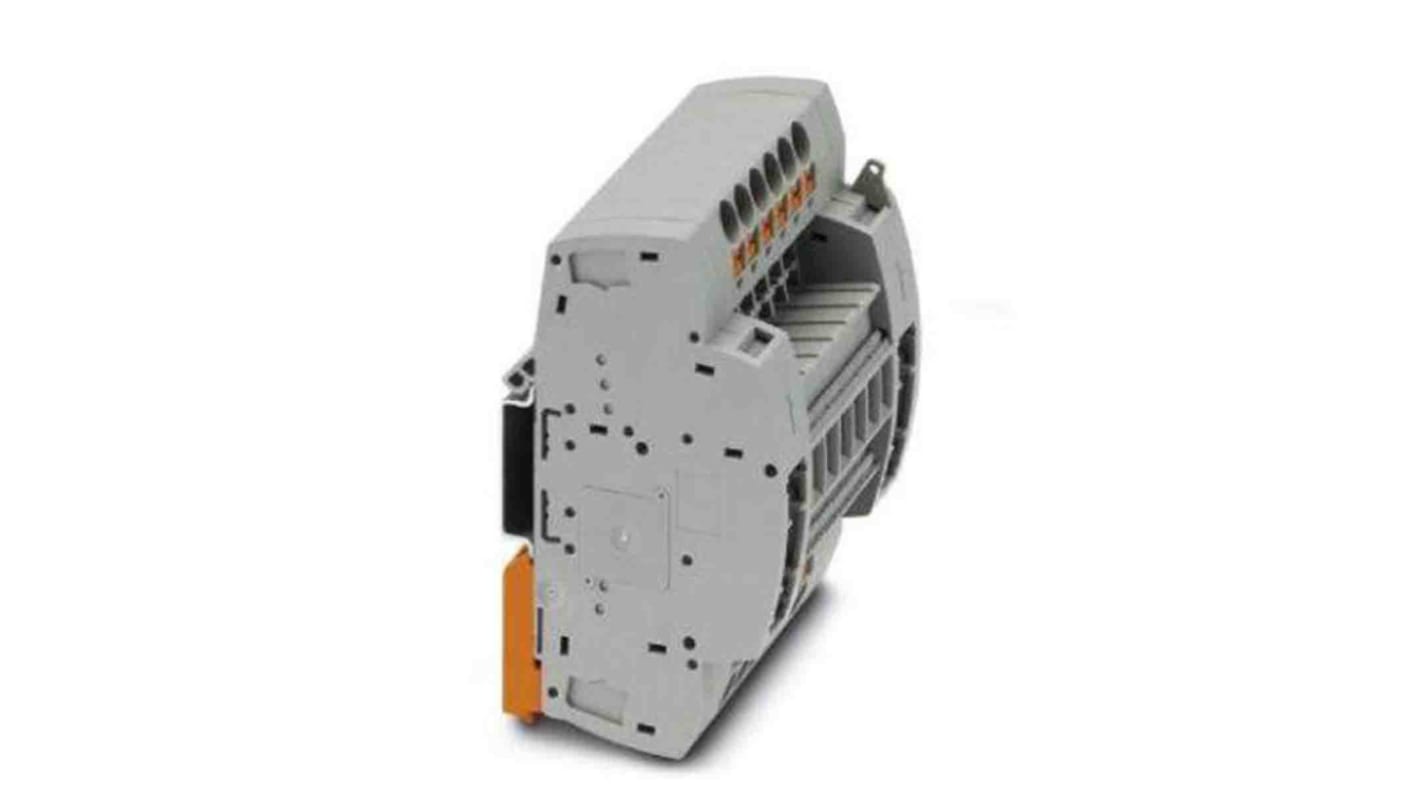 Phoenix Contact PTRE Series PTRE 6-2/6 Non-Fused Terminal Block, 12-Way, 30A, 20 → 8 AWG Wire, Push In