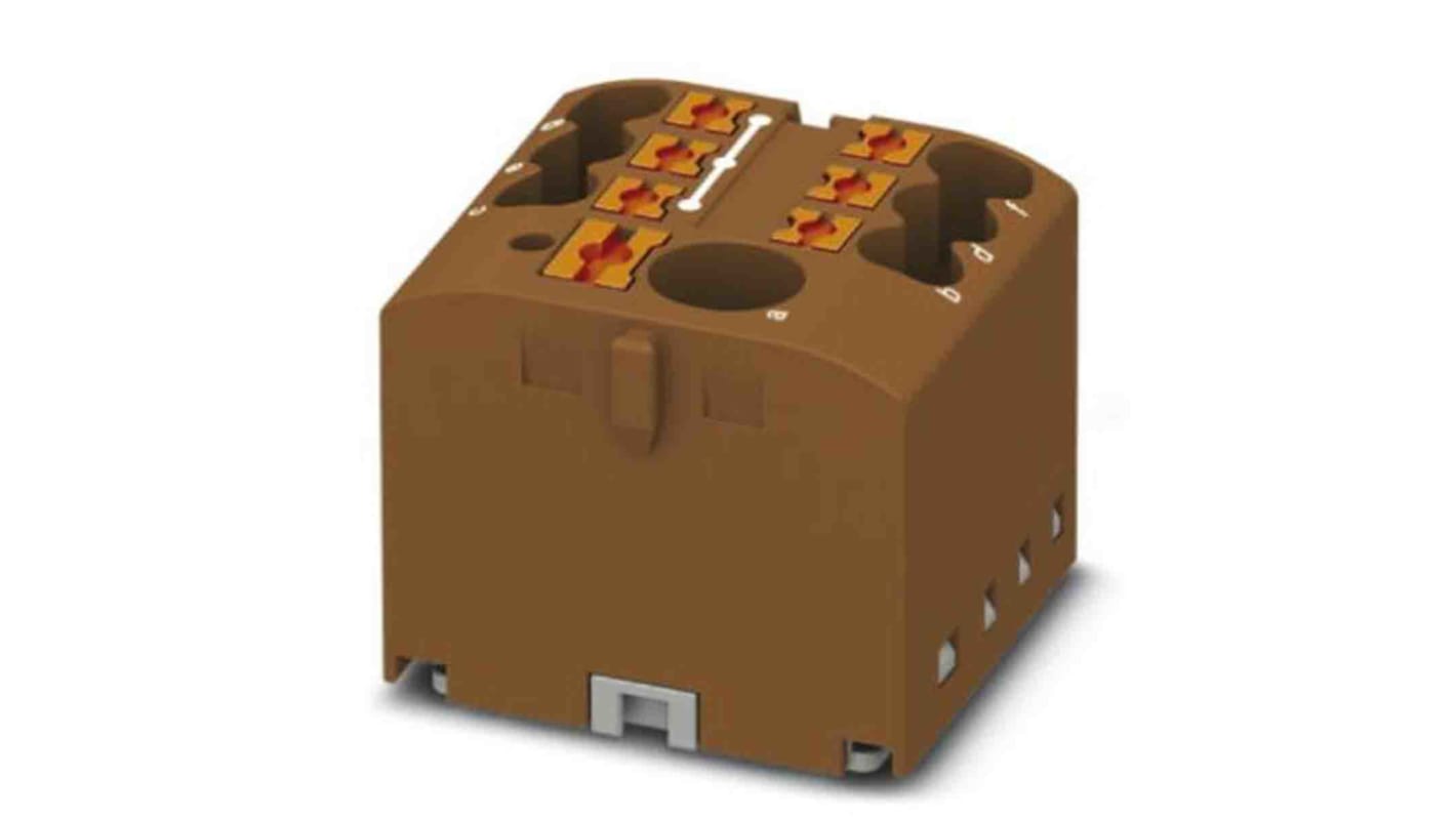 Blocco di distribuzione, Phoenix Contact, 7 vie 24A, 450 V