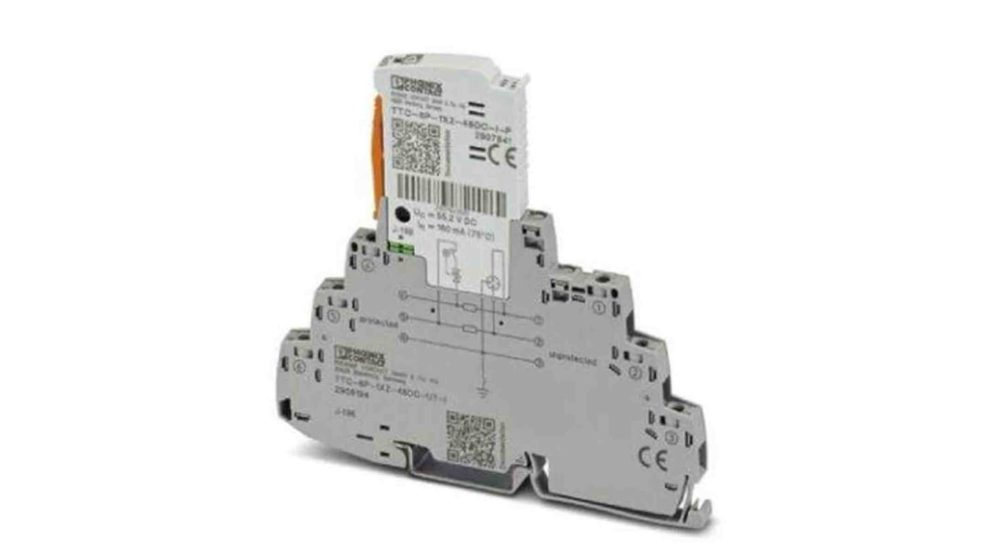 フエニックスコンタクト 絶縁信号回路 サージ保護装置SPD, 10kA DINレールマウント
