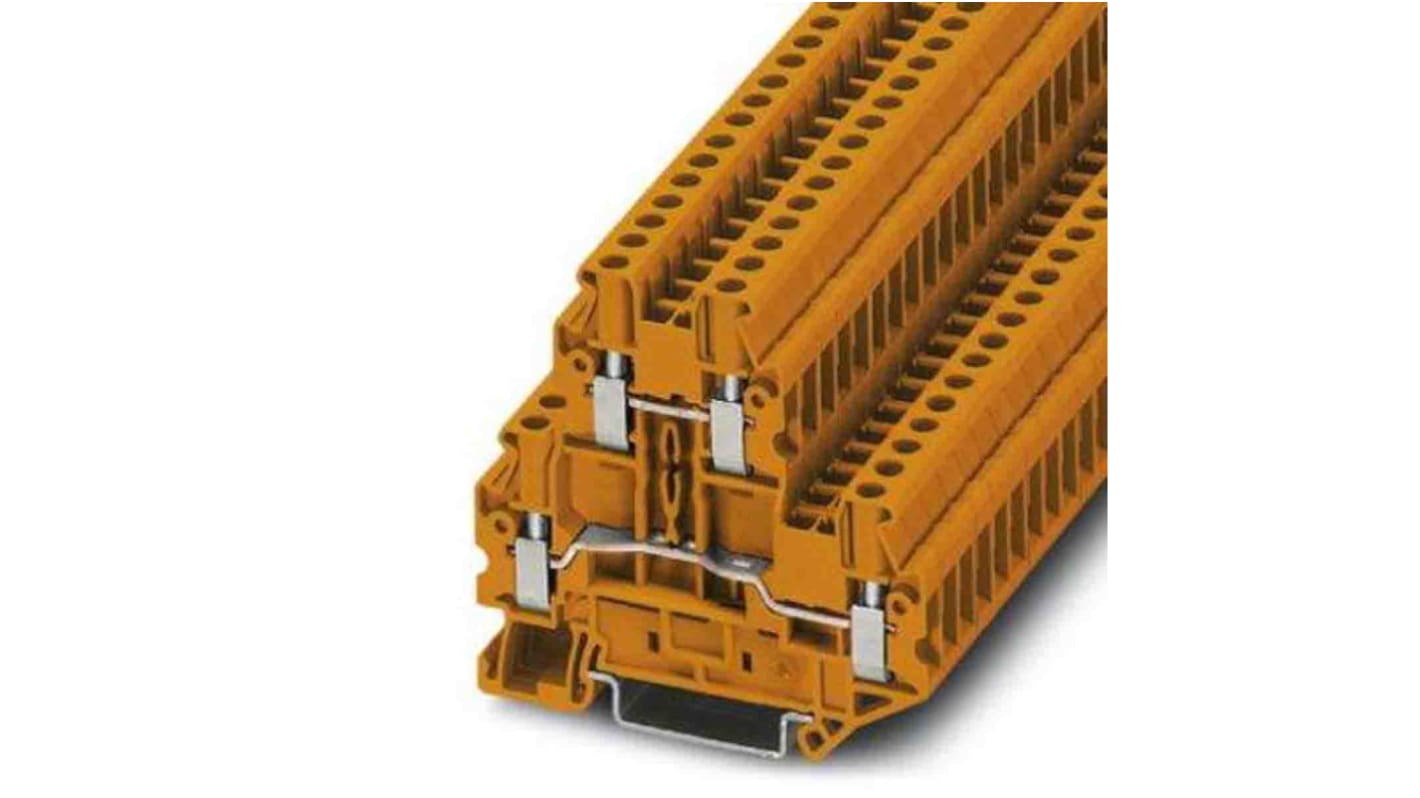 Phoenix Contact 3044639 UTTB Series Orange, Screw Termination