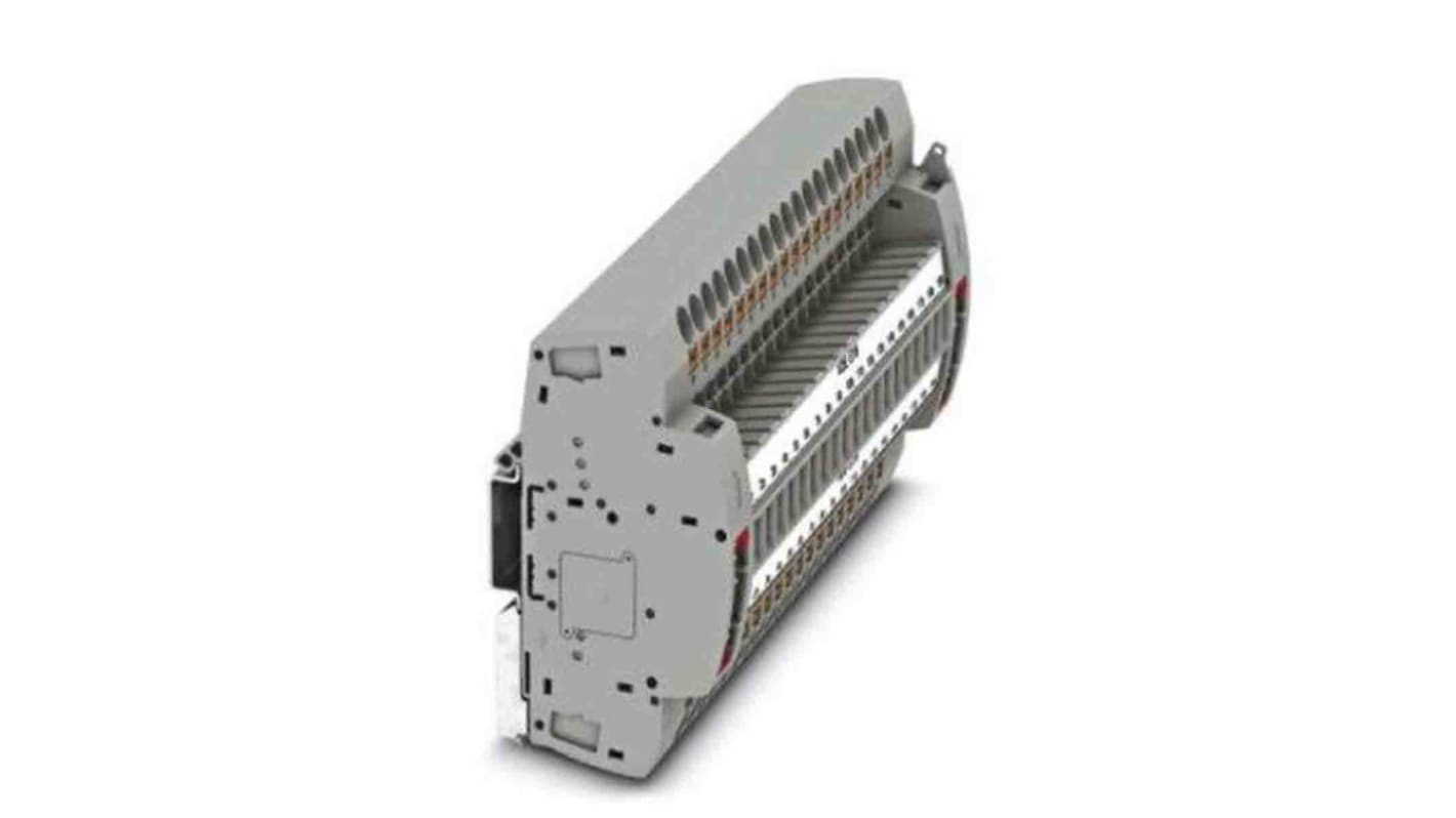 Phoenix Contact PTRE Series PTRE 6-2/G19 Non-Fused Terminal Block, 38-Way, 30A, 20 → 8 AWG Wire, Push In