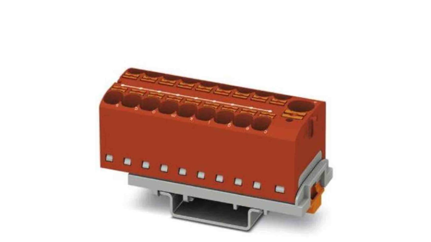 Bloque de distribución, 19 vías, 32A, 800 V