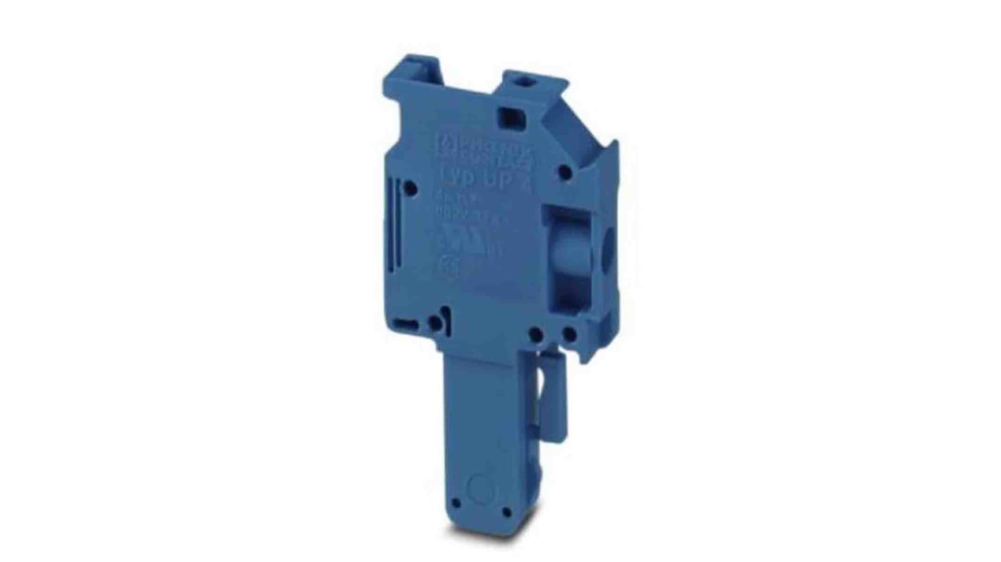 Phoenix Contact, 6.2mm Pitch, Combi Pluggable Solutions, 1 Way, Pluggable Terminal Block, Plug, DIN Rail, Screw