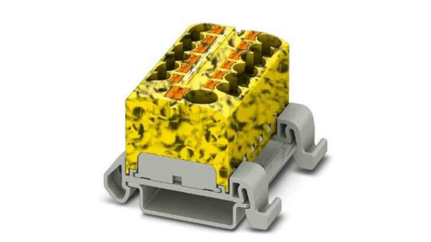 Phoenix Contact Distribution Block, 13 Way, 0.2 → 6mm², 32A, 800 V