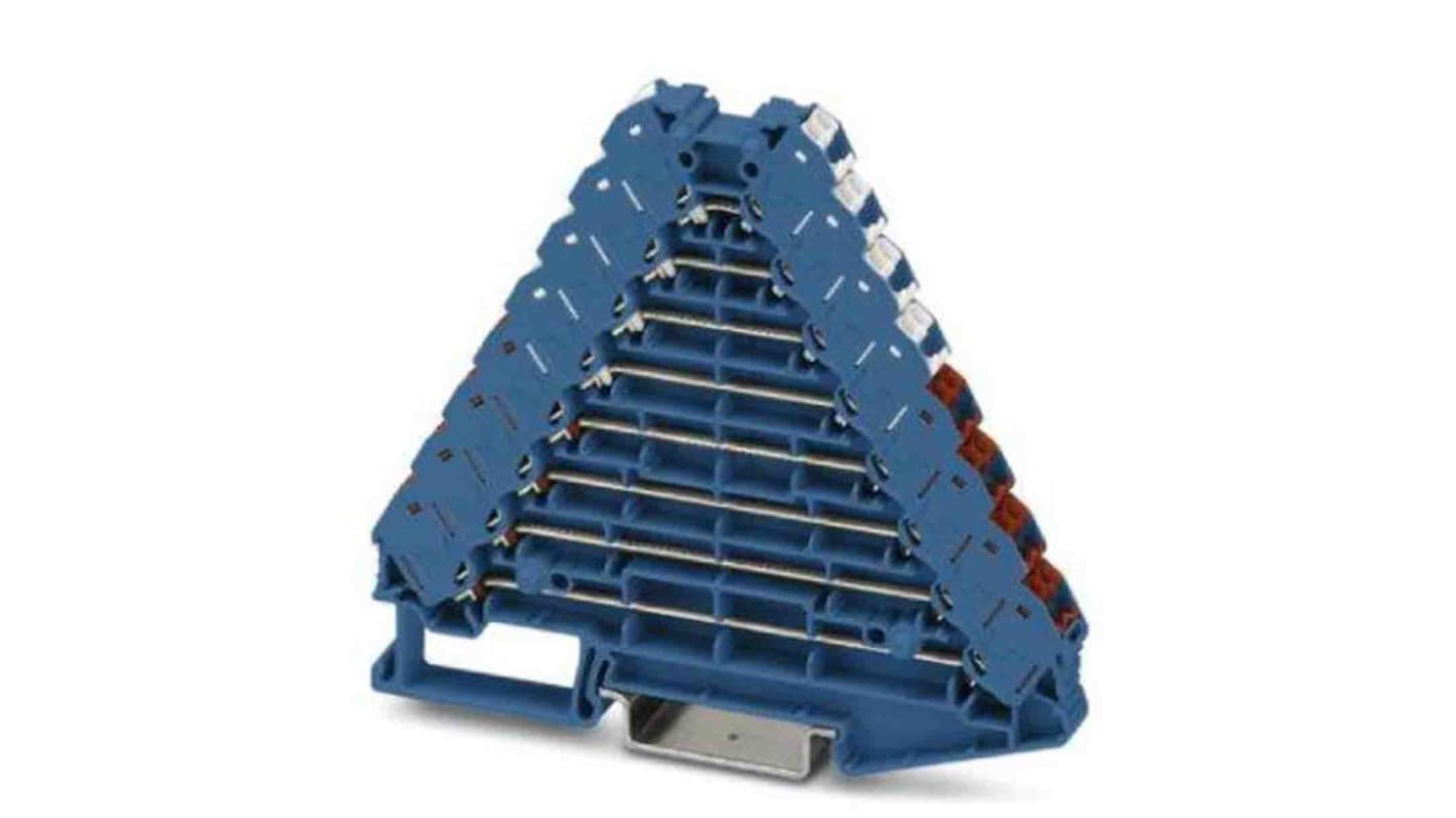 Phoenix Contact Distribution Block, 32 Way, 0.14 → 2.5mm², 17.5A, 250 V, Blue
