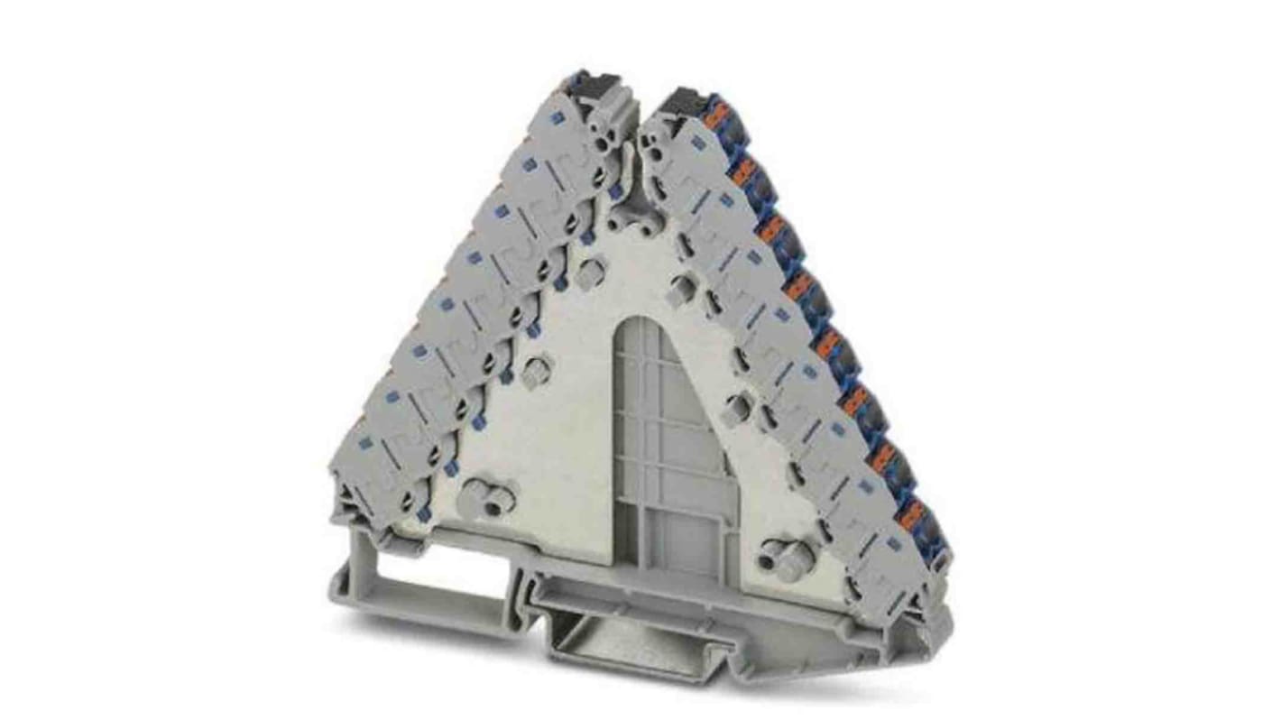 Phoenix Contact Distribution Block, 32 Way, 2.5mm², 17.5A, 250 V, Grey