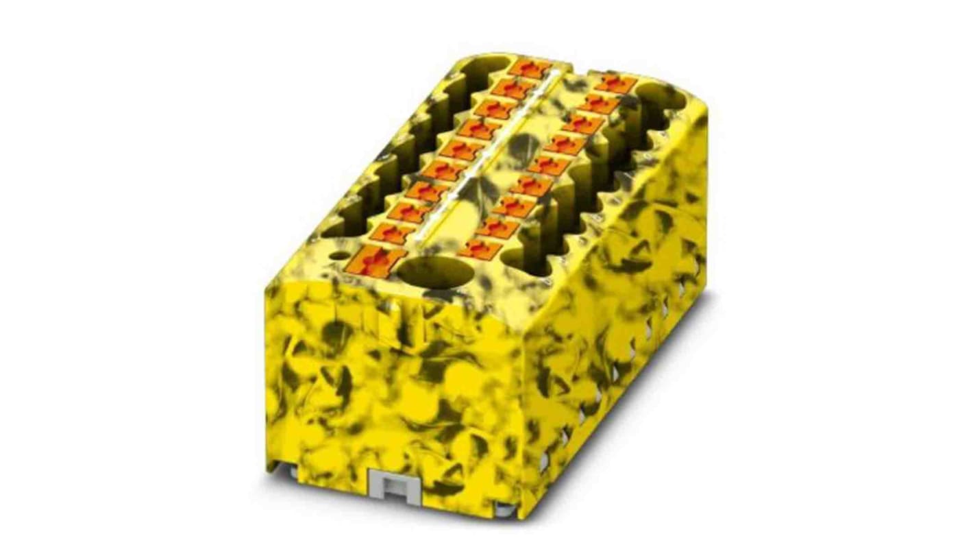 Phoenix Contact Distribution Block, 19 Way, 0.14 → 4mm², 24A, 450 V