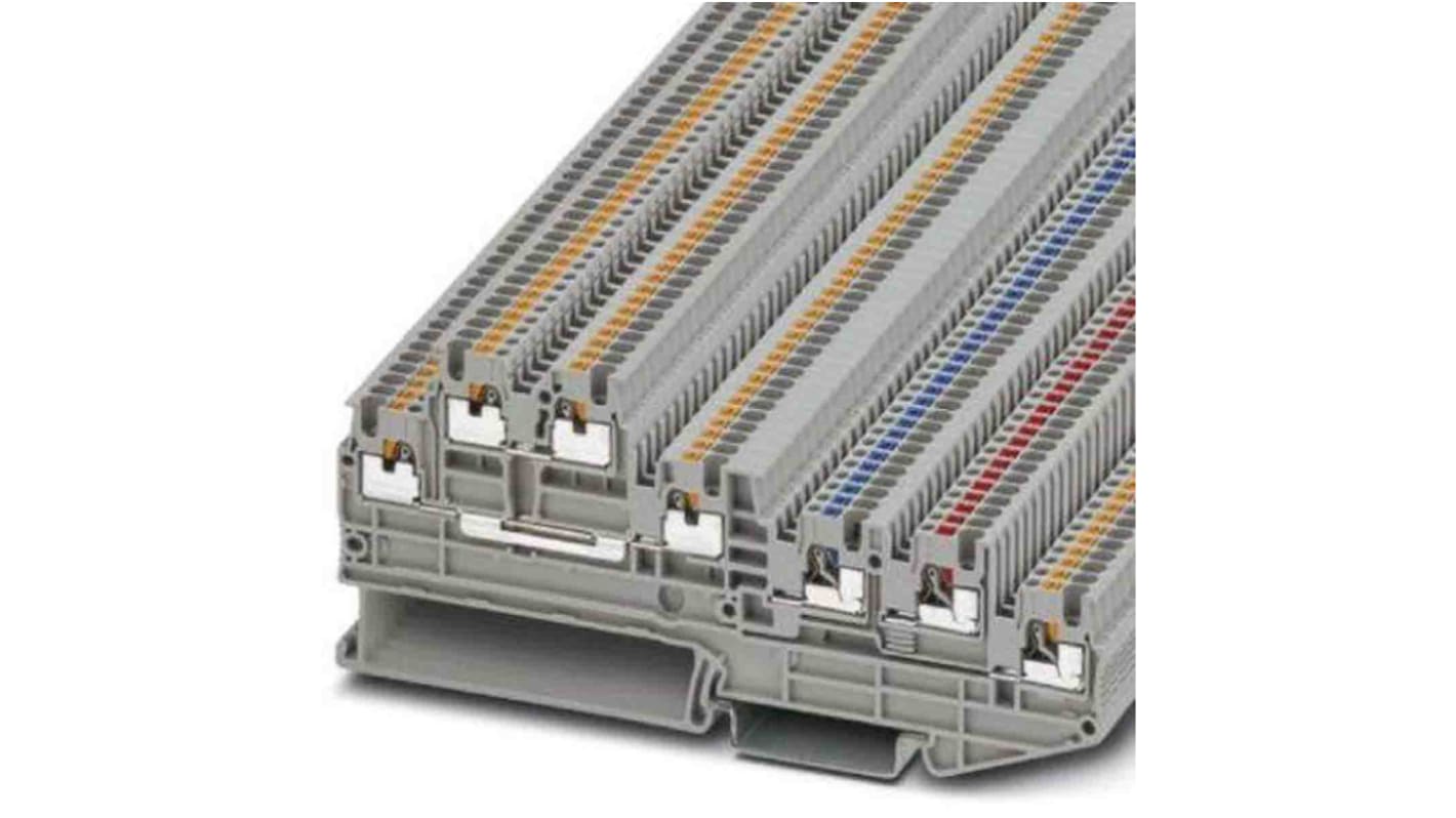 Phoenix Contact 3244470 PTIO 1,5 Series Grey, 0.14 → 1.5mm², Push In Termination