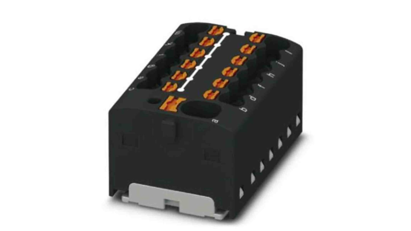 Phoenix Contact Einsteck Verteilerblock 13-polig , 14 AWG, 17.5A / 450 V, 2.5mm², Polyamid, IP20