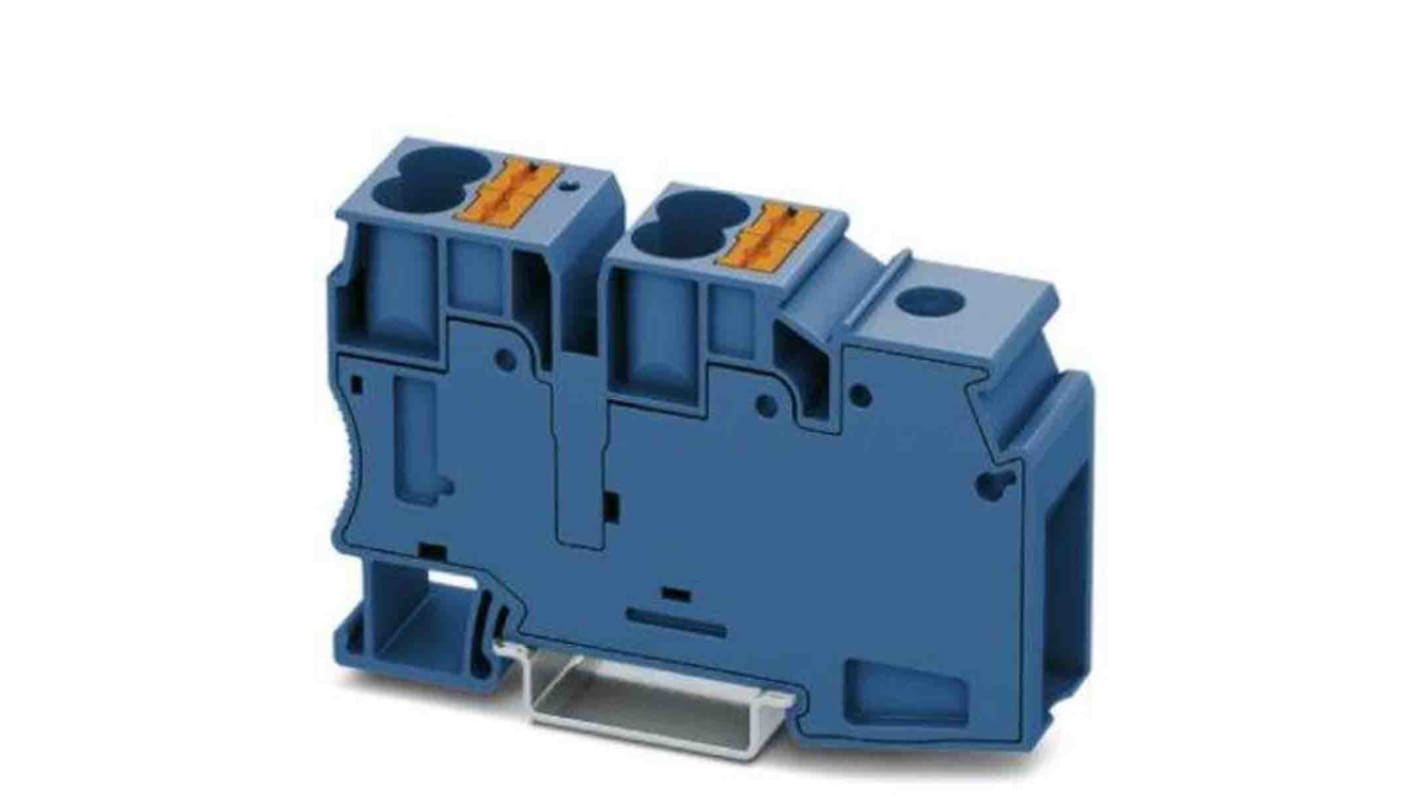 Phoenix Contact Distribution Block, 5 Way, 35mm², 101A, 1000 V, Blue