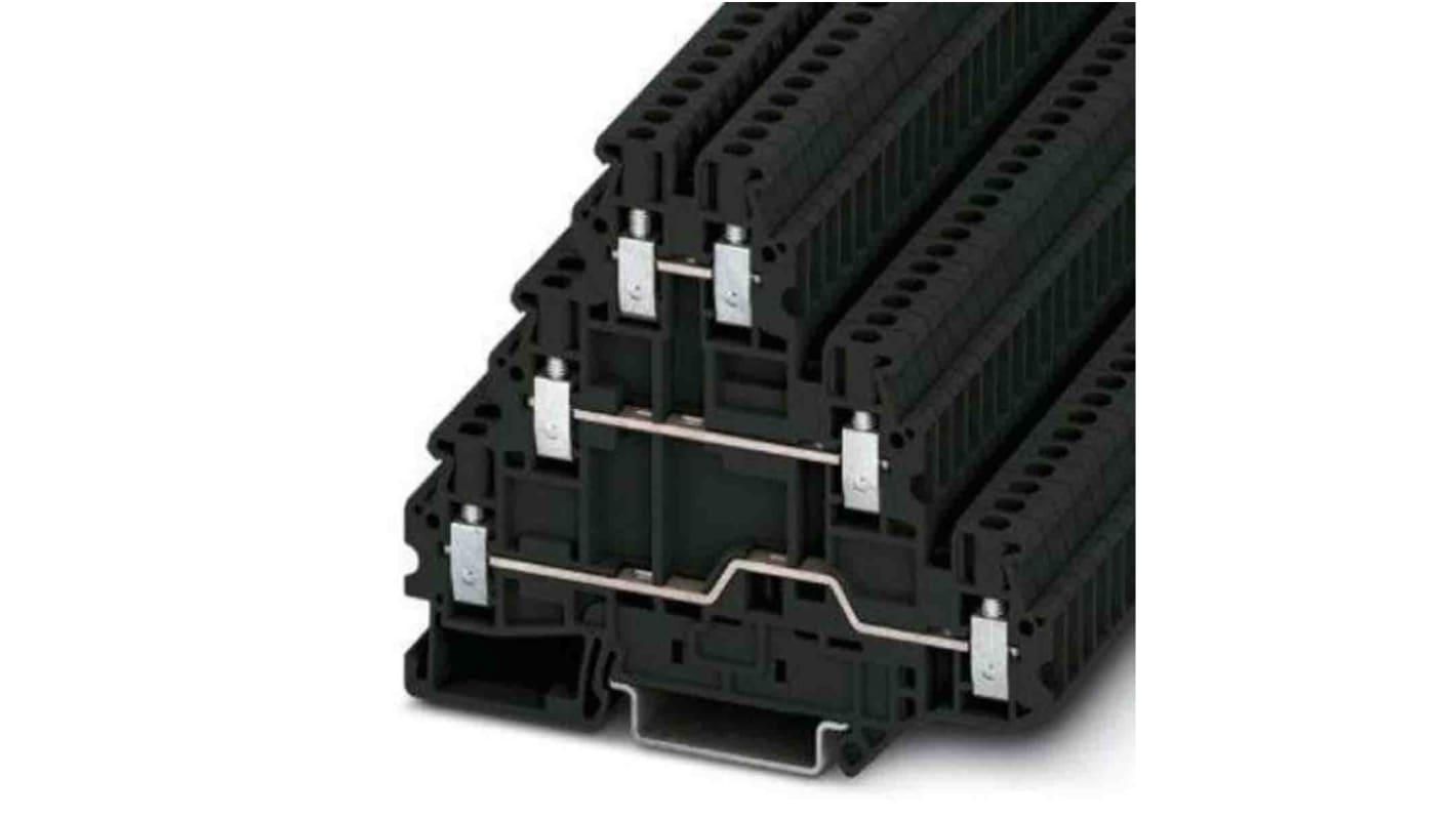 Phoenix Contact UT Series DIN Rail Terminal Block, Screw Termination