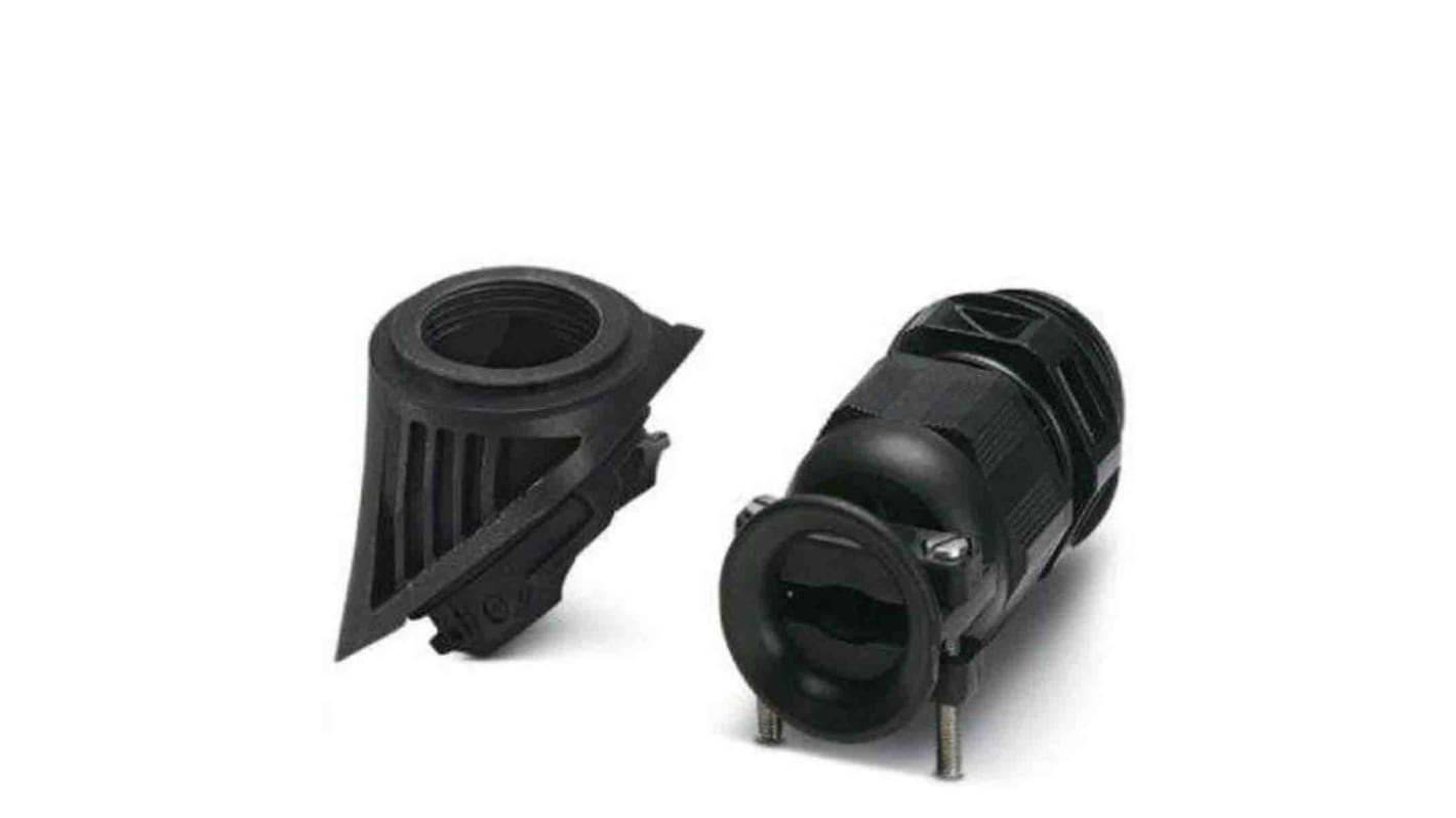 Phoenix Contact HC-B-GTRS Series Black Polyamide Cable Gland, M25 Thread, 17mm min., 9mm max., IP66