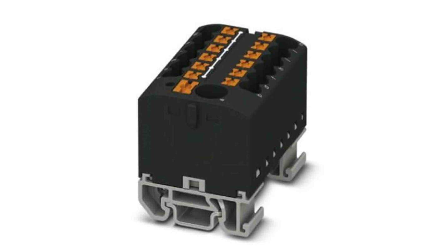 Phoenix Contact Einsteck Verteilerblock 13-polig , 12 AWG, 24A / 690 V, 4mm², Polyamid, IP20