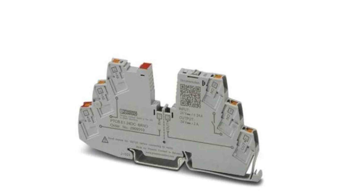 Phoenix Contact Electronic Circuit Breaker 8A 24V PTCB, DIN Rail Mount