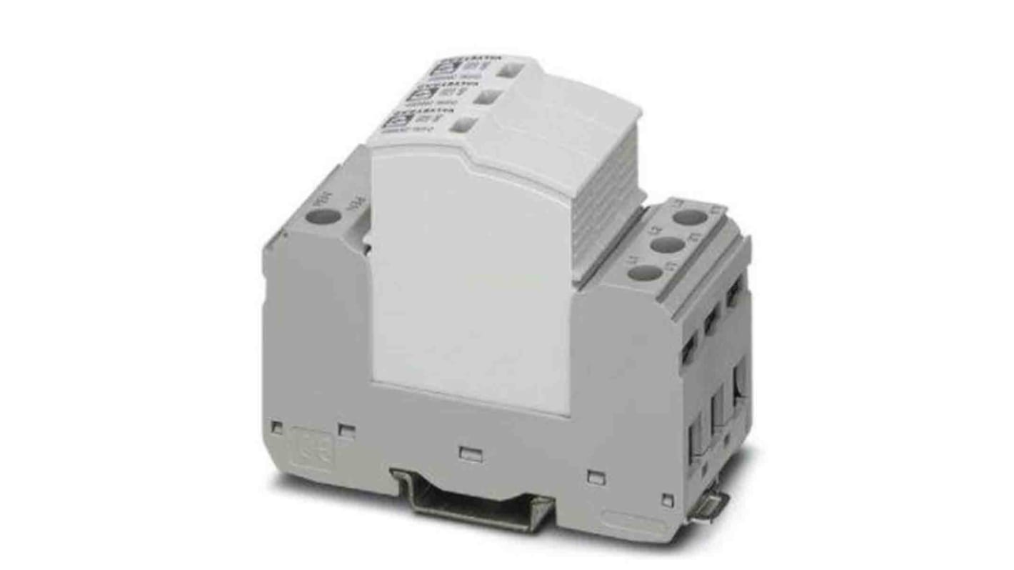 Phoenix Contact 3 Phase Surge Protector, 40kA, DIN Rail Mount