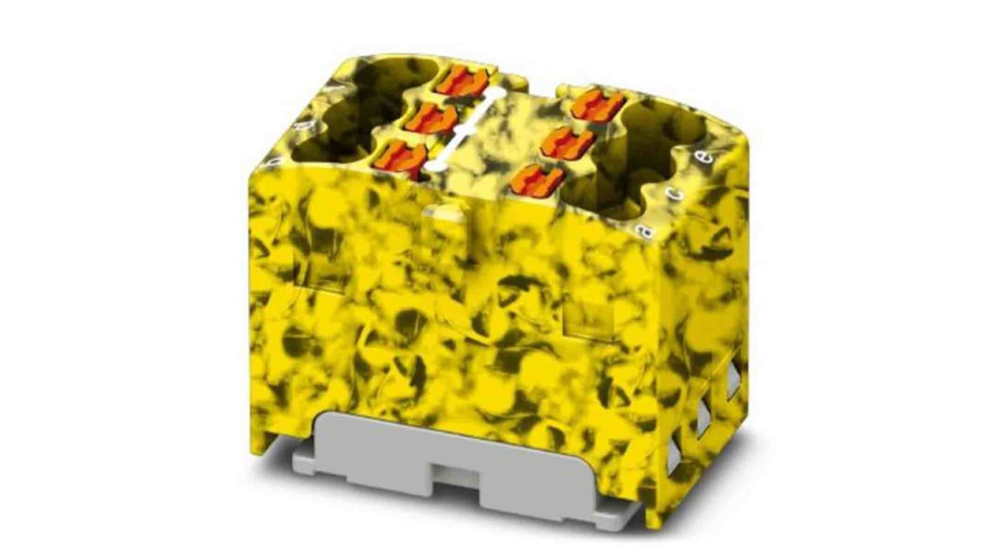 Blocco di distribuzione, Phoenix Contact, 6 vie 17.5A, 450 V