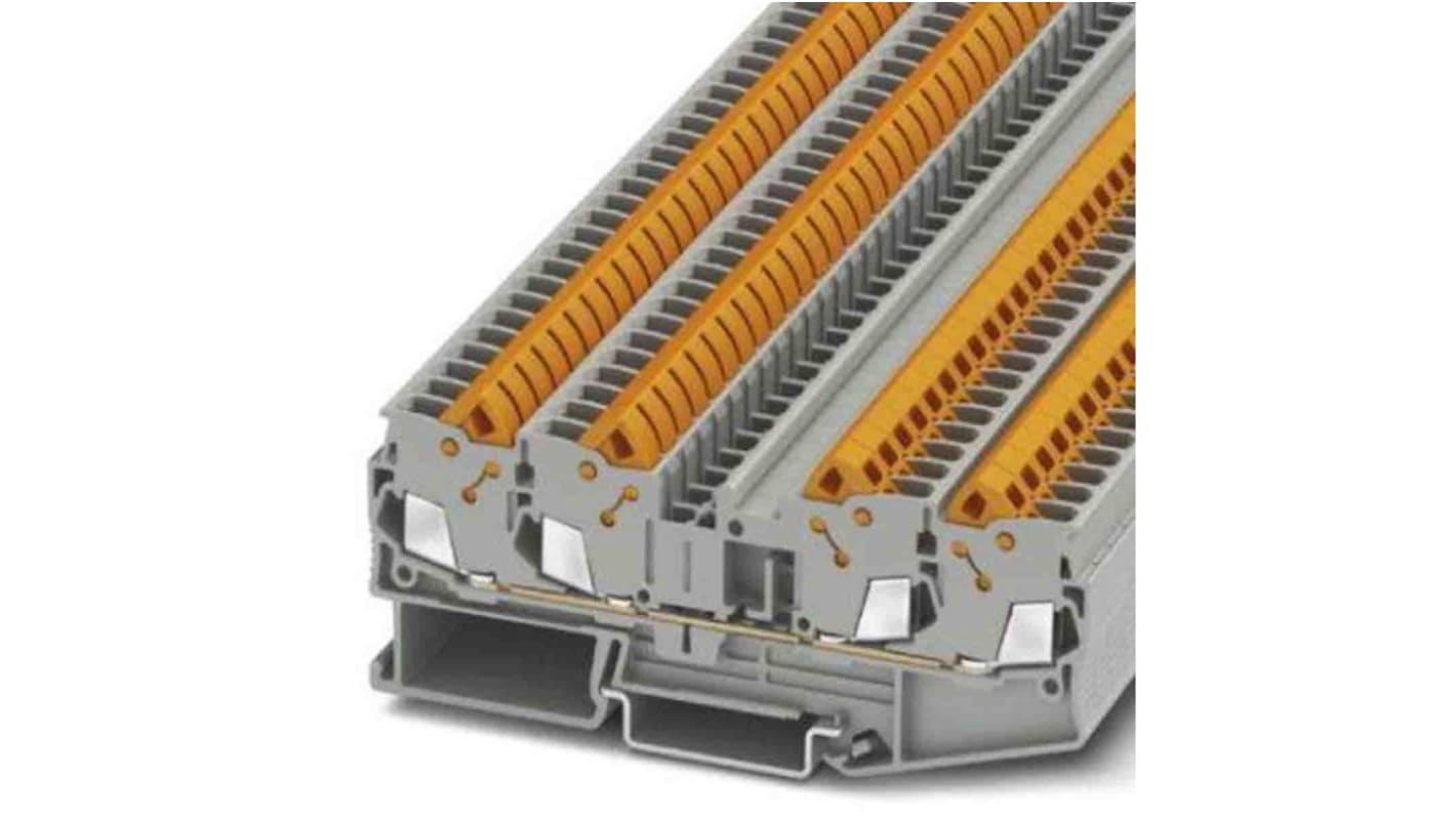 Phoenix Contact 3206446 QTC 2,5 Series Grey, 0.5 → 2.5mm², Quick Connect Termination