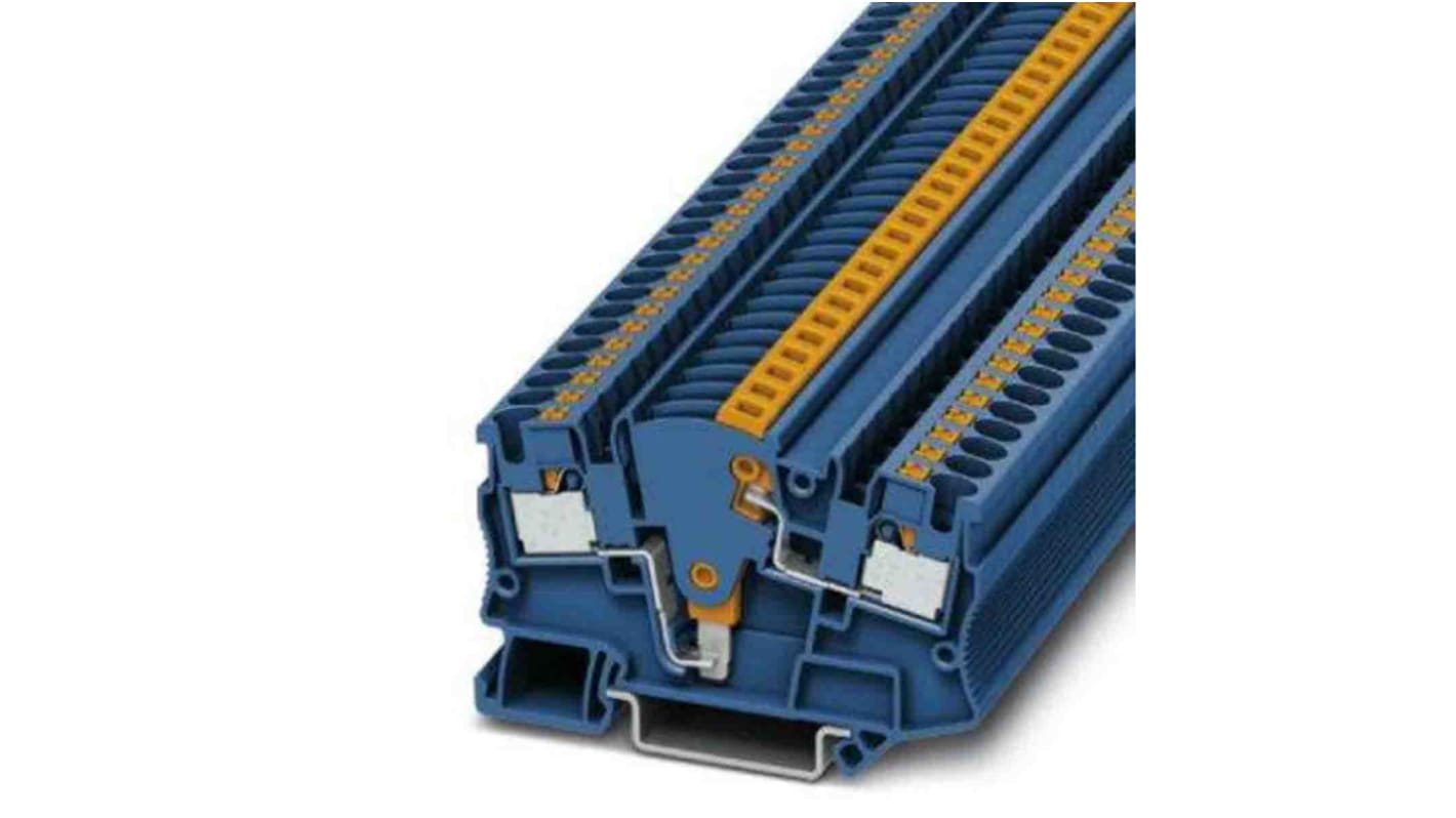 Phoenix Contact 3212148 PTME Series Blue, Push In Termination