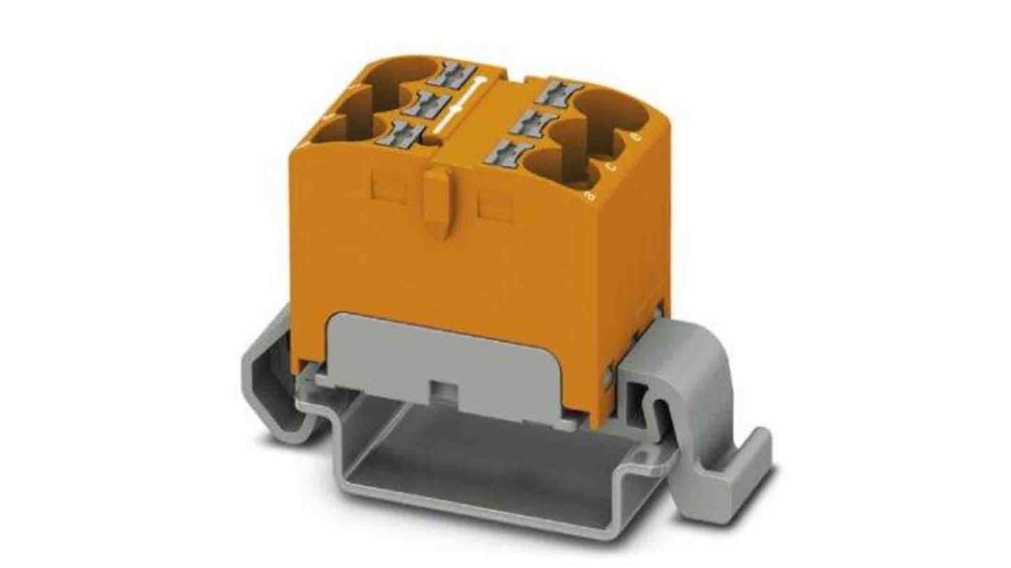 Blocco di distribuzione, Phoenix Contact, 6 vie 32A, 800 V