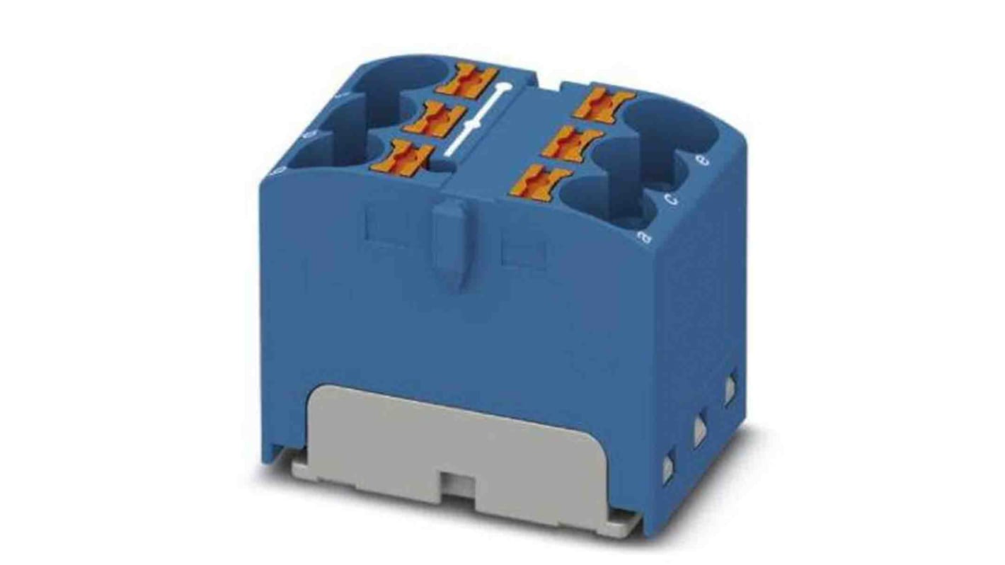 Blocco di distribuzione, Phoenix Contact, 6 vie 32A, 630 V